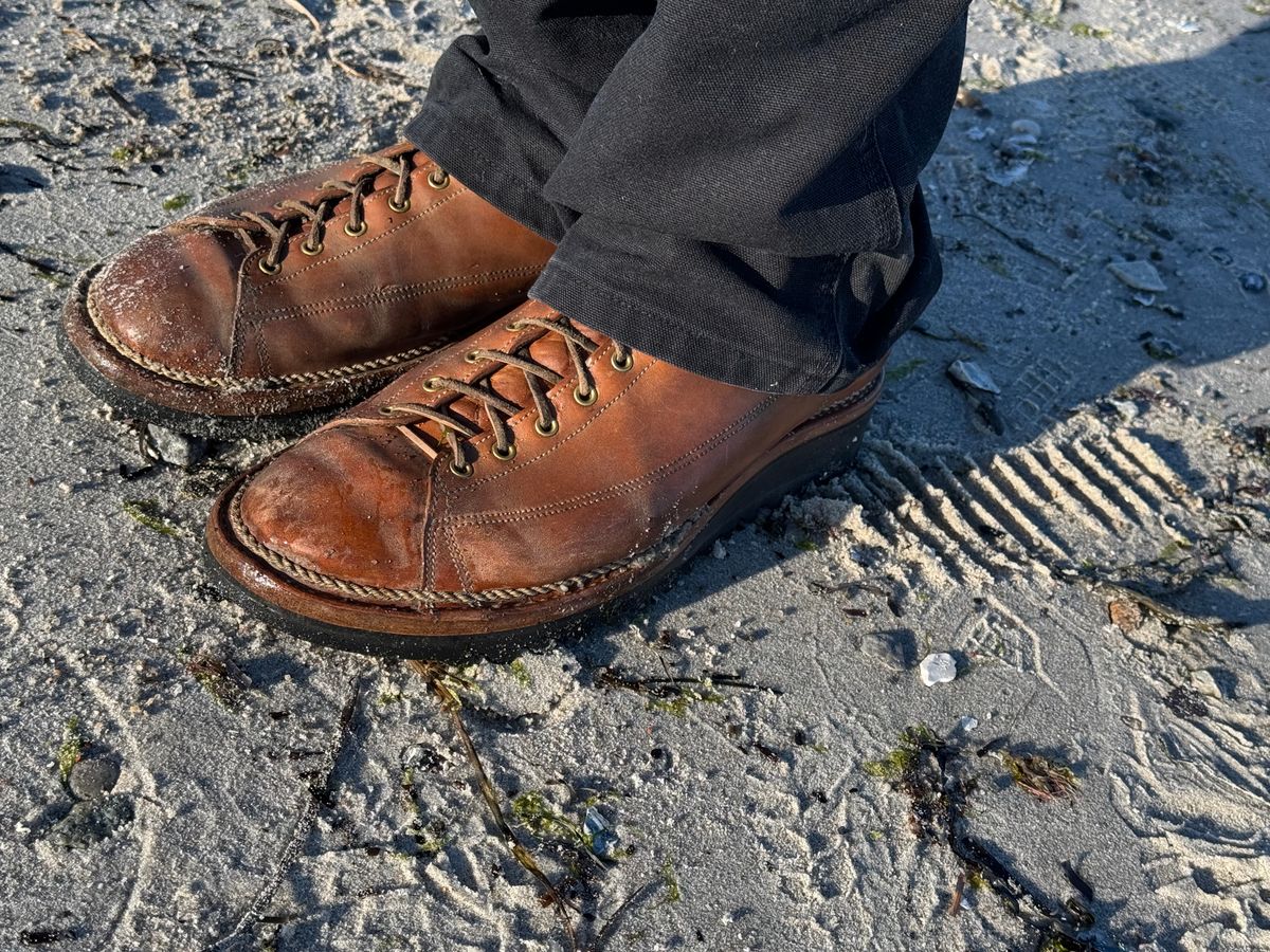 Photo by baschdln on March 15, 2025 of the Self-Made Monkey Boot in Conceria Cloe Crust Horsebutt.
