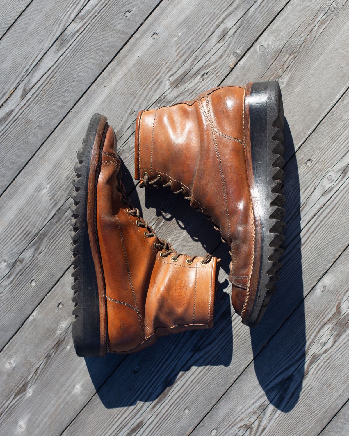 Photo by baschdln on April 1, 2025 of the Self-Made Monkey Boot in Conceria Cloe Crust Horsebutt.