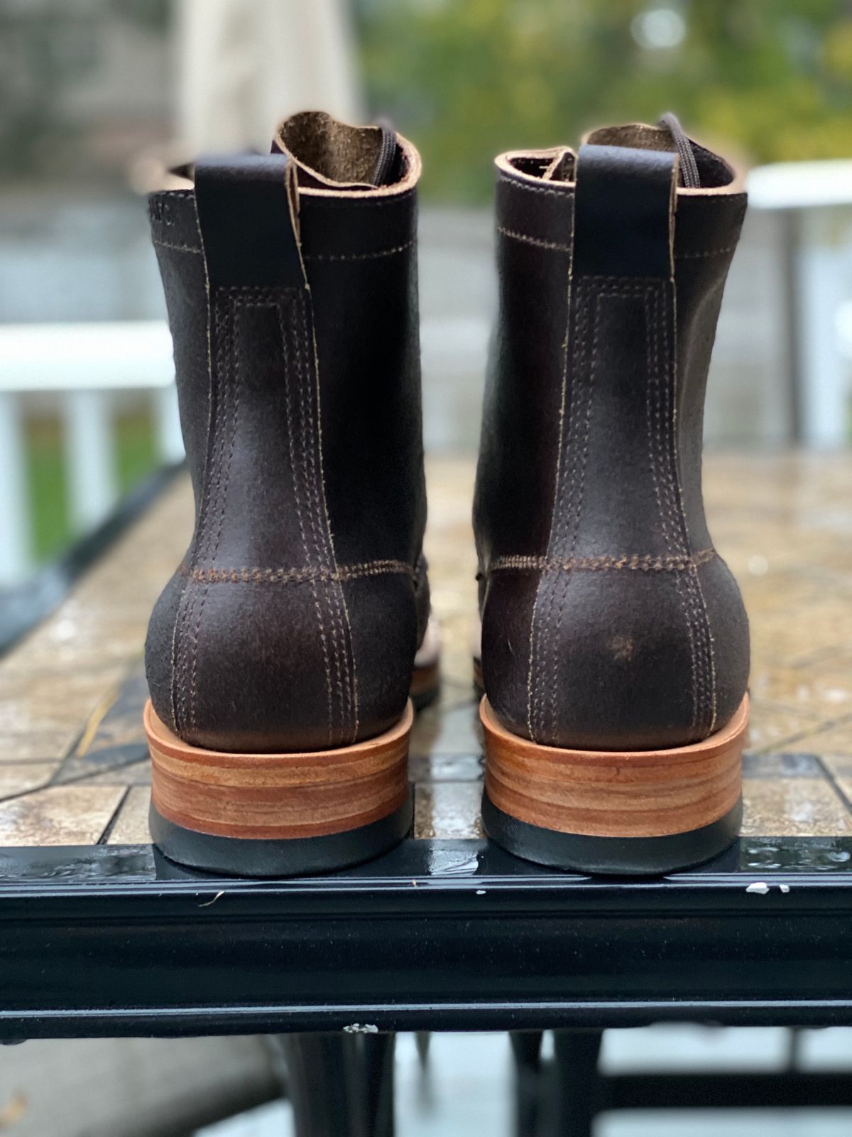 Photo by nvrp813 on November 1, 2022 of the White's Semi-Dress in Horween Brown Waxed Flesh.