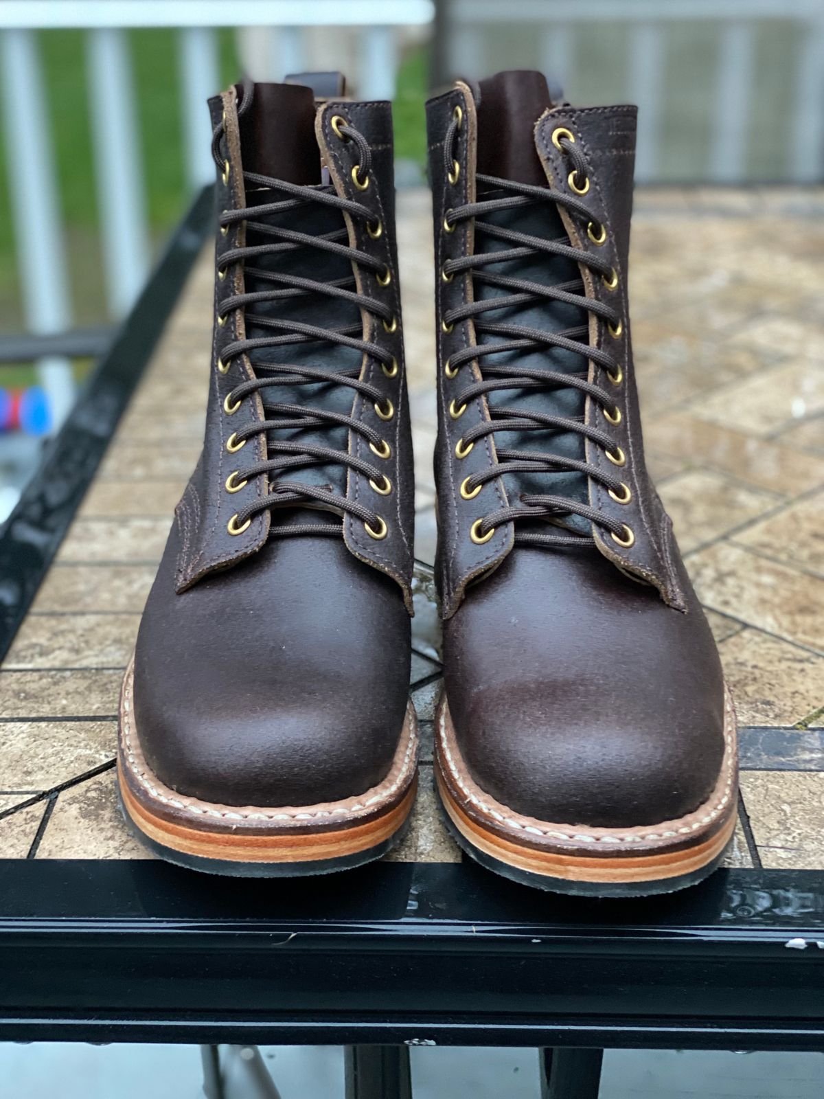 Photo by nvrp813 on November 1, 2022 of the White's Semi-Dress in Horween Brown Waxed Flesh.