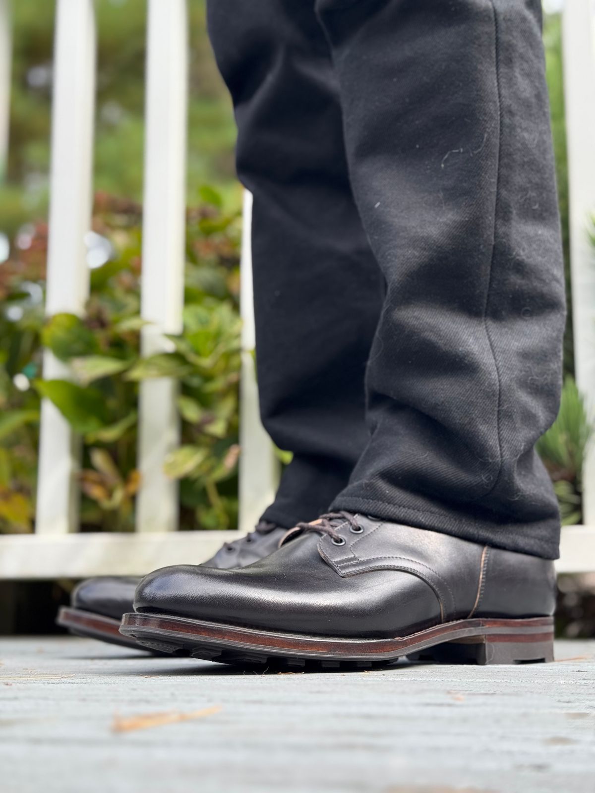 Photo by nvrp813 on October 3, 2024 of the Viberg Service Boot in Maryam Teacore Lucida Horsebutt.