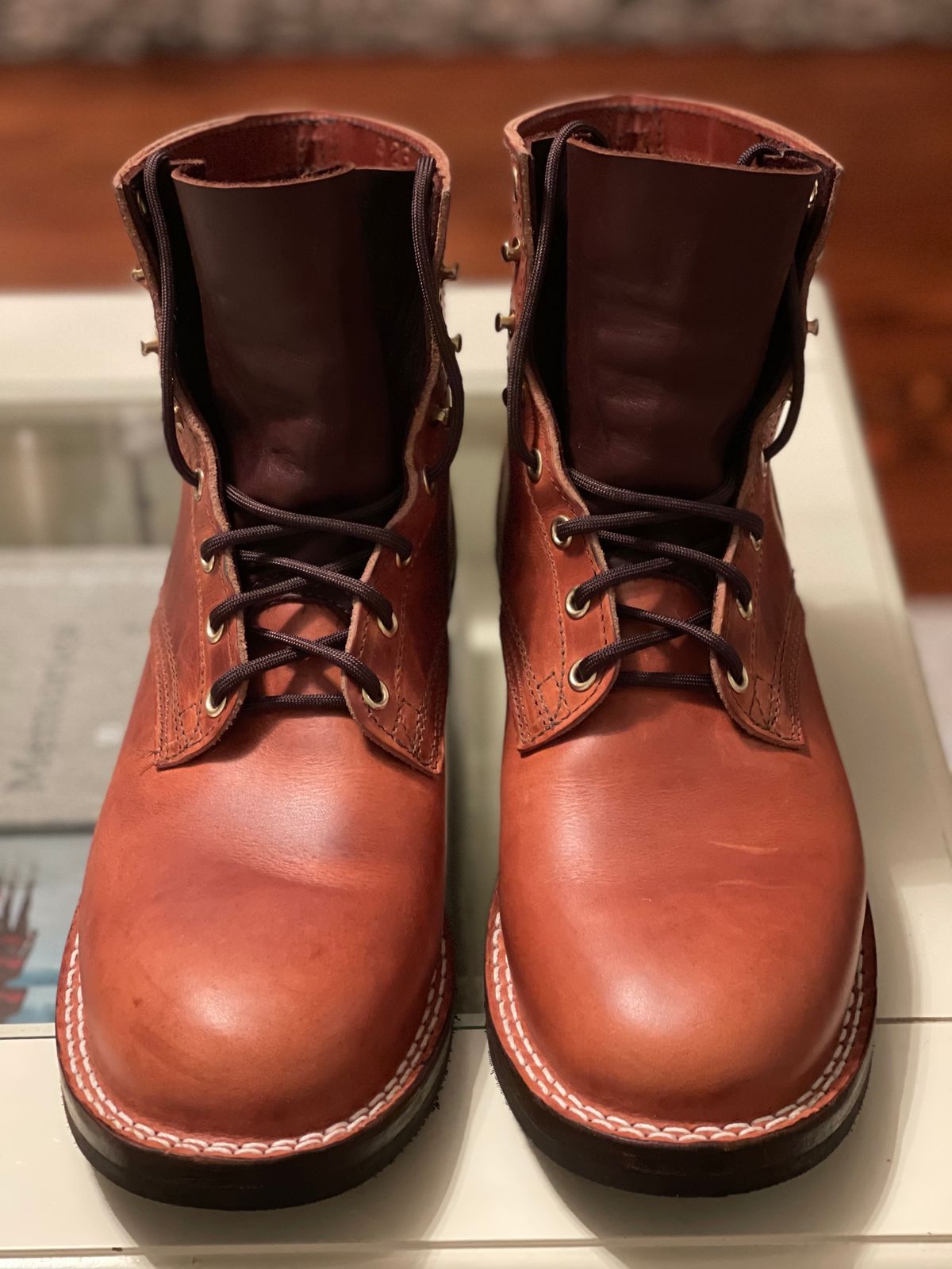 Photo by nvrp813 on November 2, 2023 of the Nicks Unknown Model in Wickett & Craig Natural Double Stuffed.