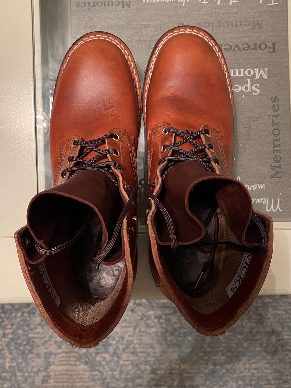 Photo by nvrp813 on November 2, 2023 of the Nicks Unknown Model in Wickett & Craig Natural Double Stuffed.