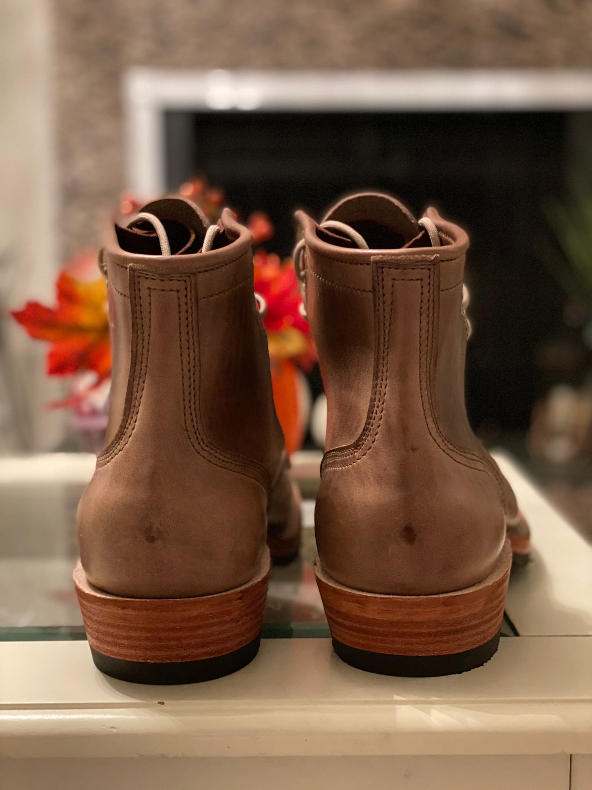 Photo by nvrp813 on October 10, 2023 of the Nicks Robert in Horween Natural Chromexcel.