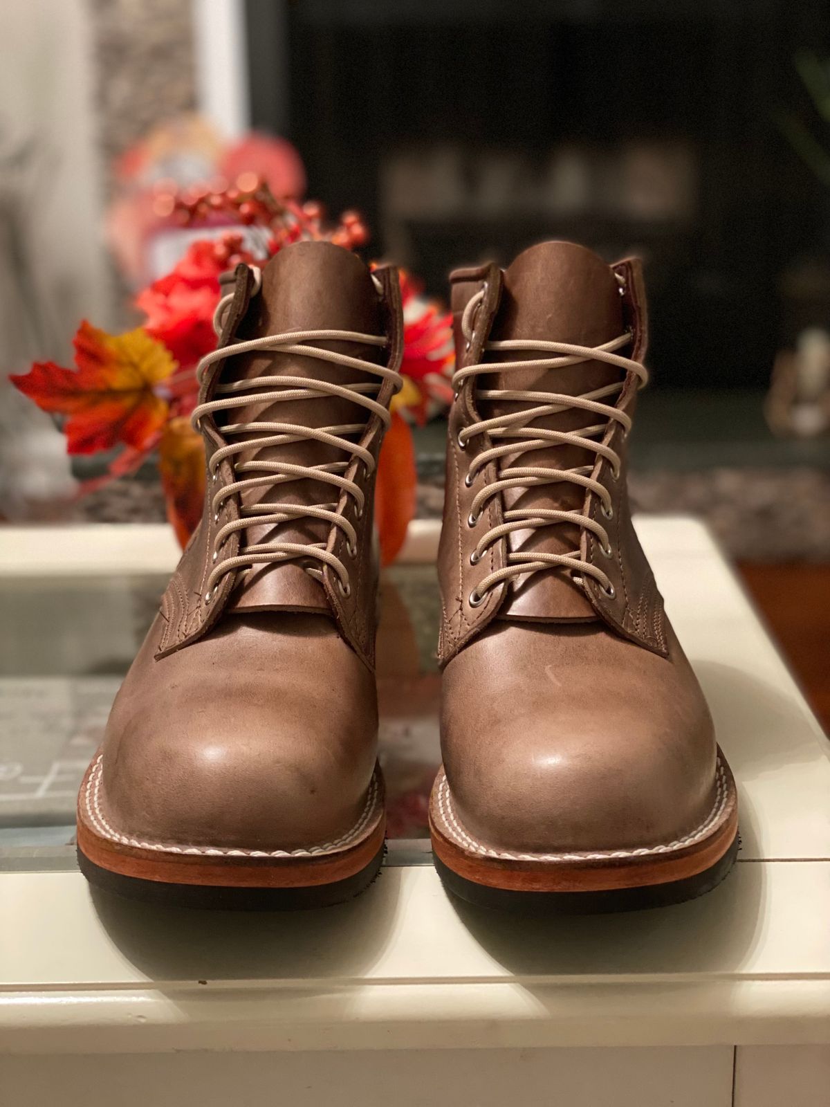 Photo by nvrp813 on October 10, 2023 of the Nicks Robert in Horween Natural Chromexcel.
