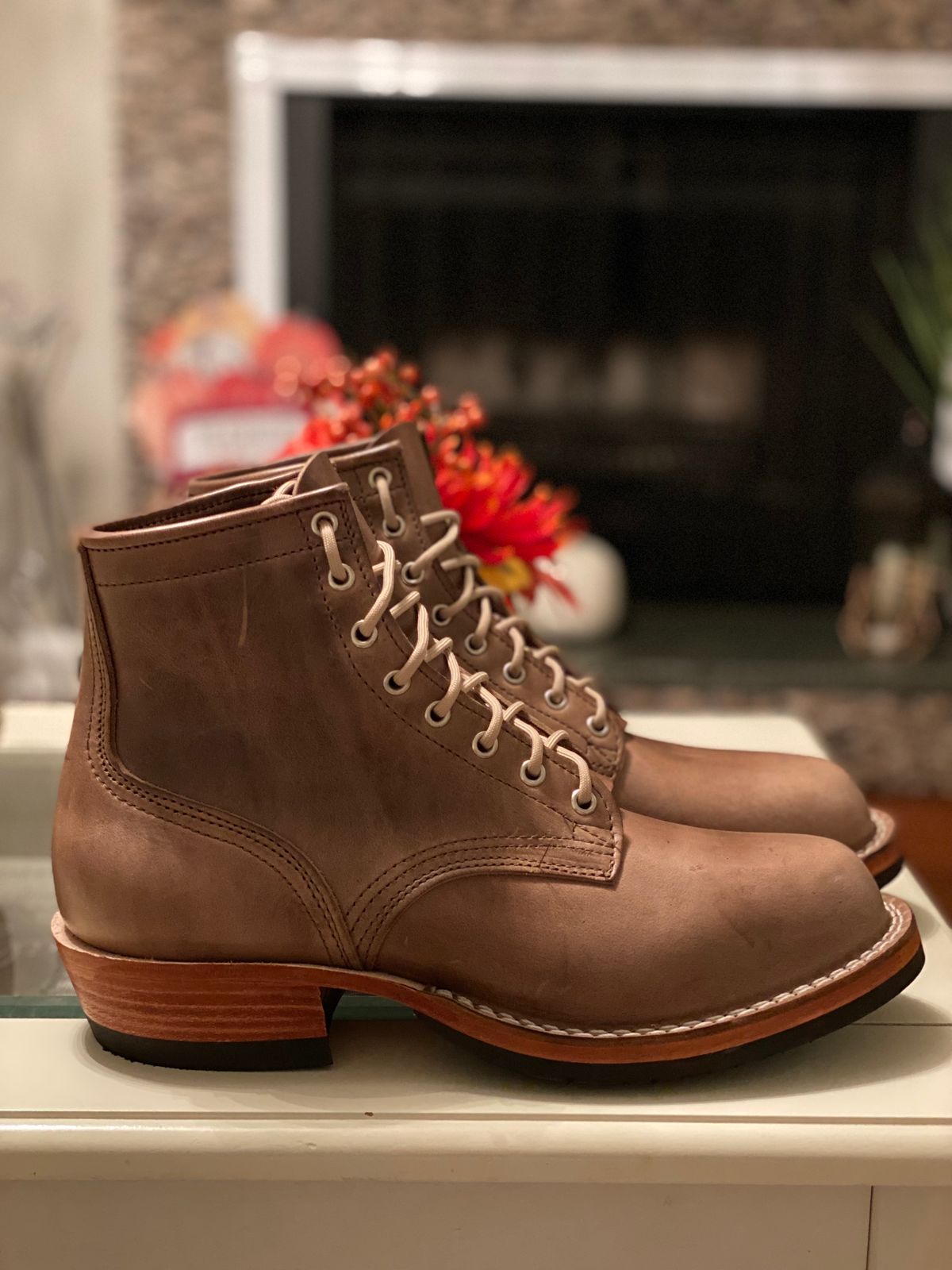 Photo by nvrp813 on October 10, 2023 of the Nicks Robert in Horween Natural Chromexcel.