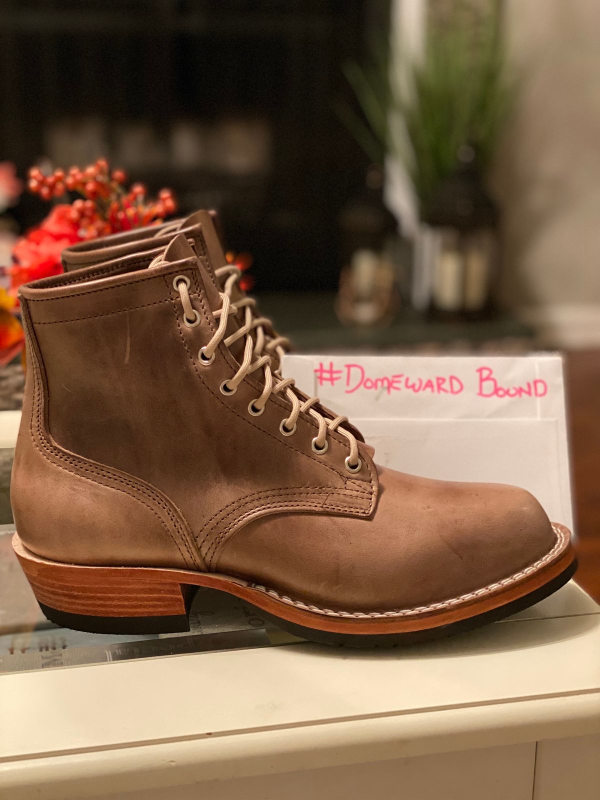 Photo by nvrp813 on October 10, 2023 of the Nicks Robert in Horween Natural Chromexcel.