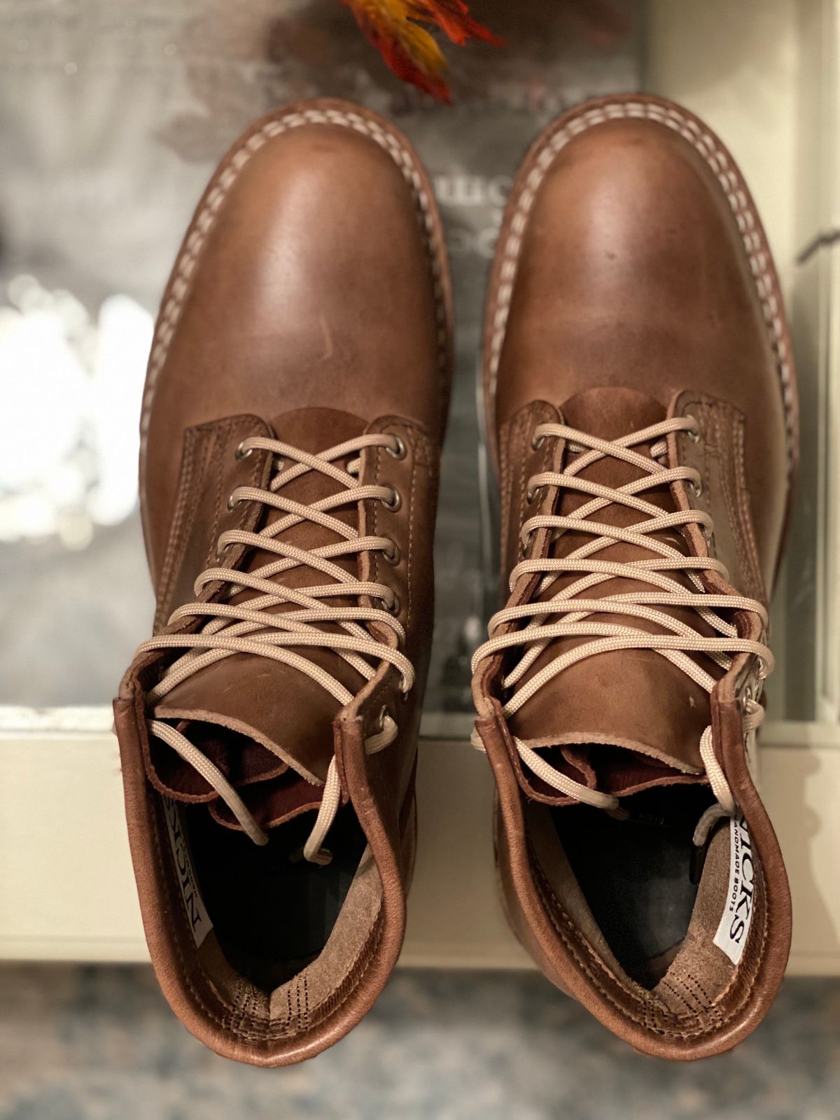 Photo by nvrp813 on October 10, 2023 of the Nicks Robert in Horween Natural Chromexcel.