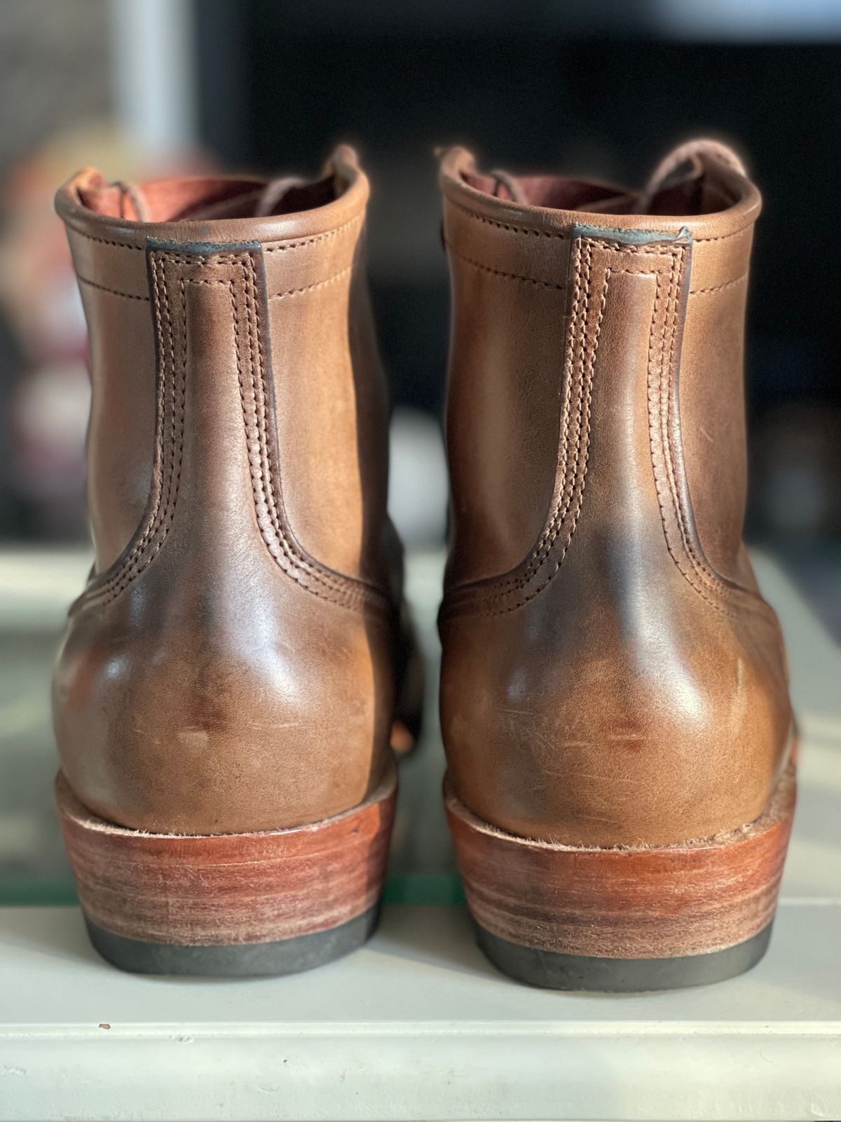 Photo by nvrp813 on November 1, 2023 of the Nicks Robert in Horween Natural Chromexcel.
