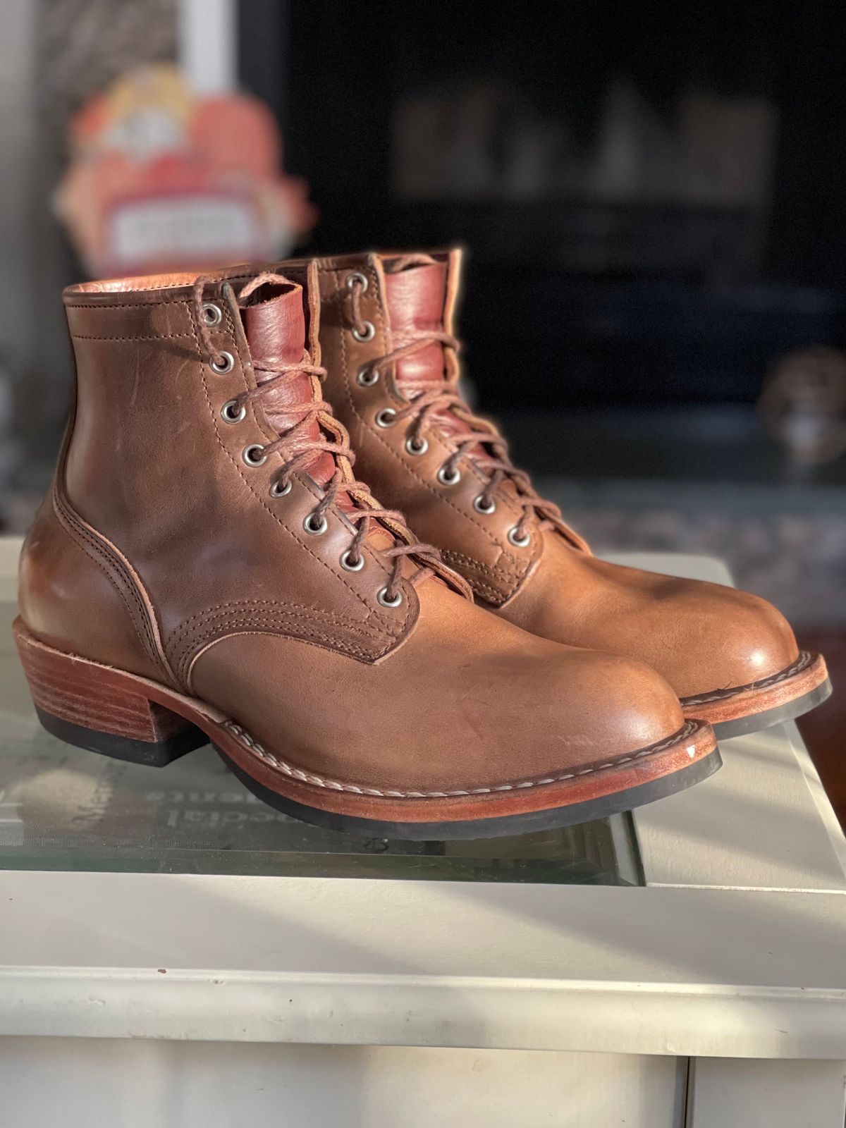 Photo by nvrp813 on November 1, 2023 of the Nicks Robert in Horween Natural Chromexcel.