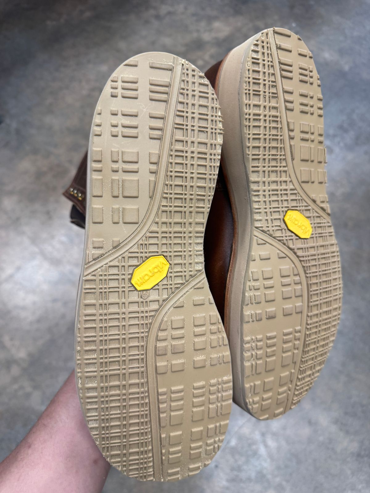 Photo by traceycortez on September 20, 2025 of the Nicks Moc Toe HD in Horween Ember Waxed flesh.