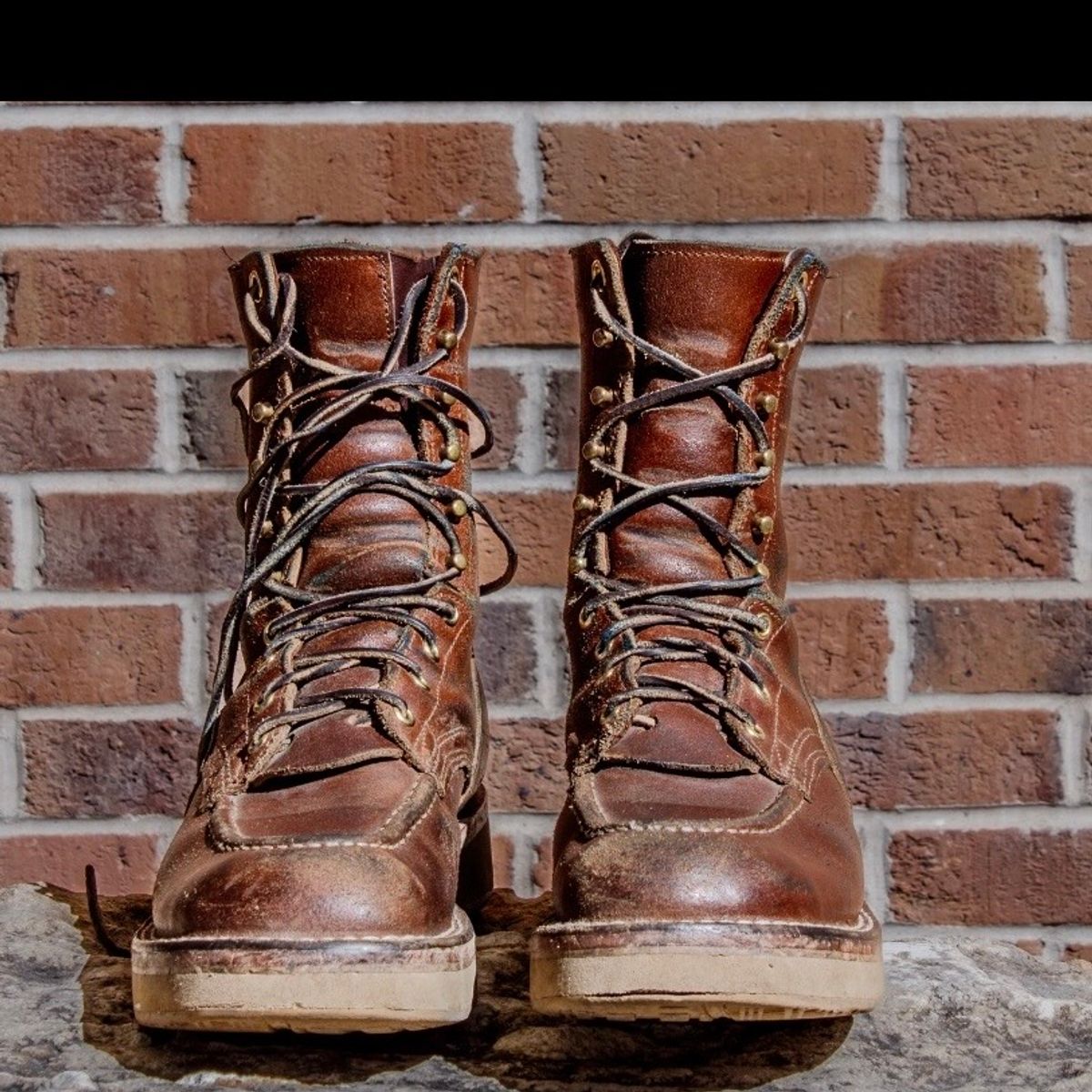 Photo by traceycortez on November 5, 2025 of the Nicks Moc Toe HD in Horween Ember Waxed flesh.