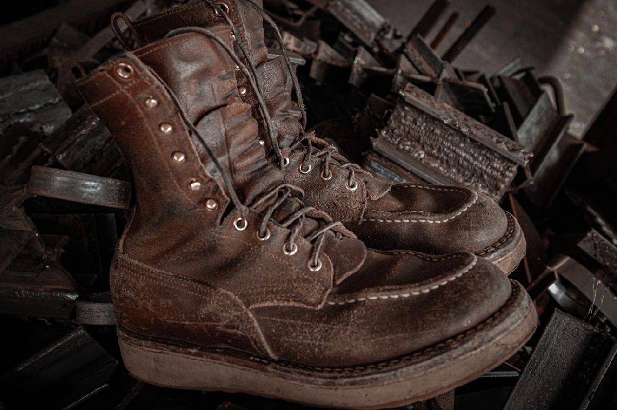 Photo by traceycortez on February 5, 2026 of the Nicks Moc Toe HD in Horween Ember Waxed flesh.