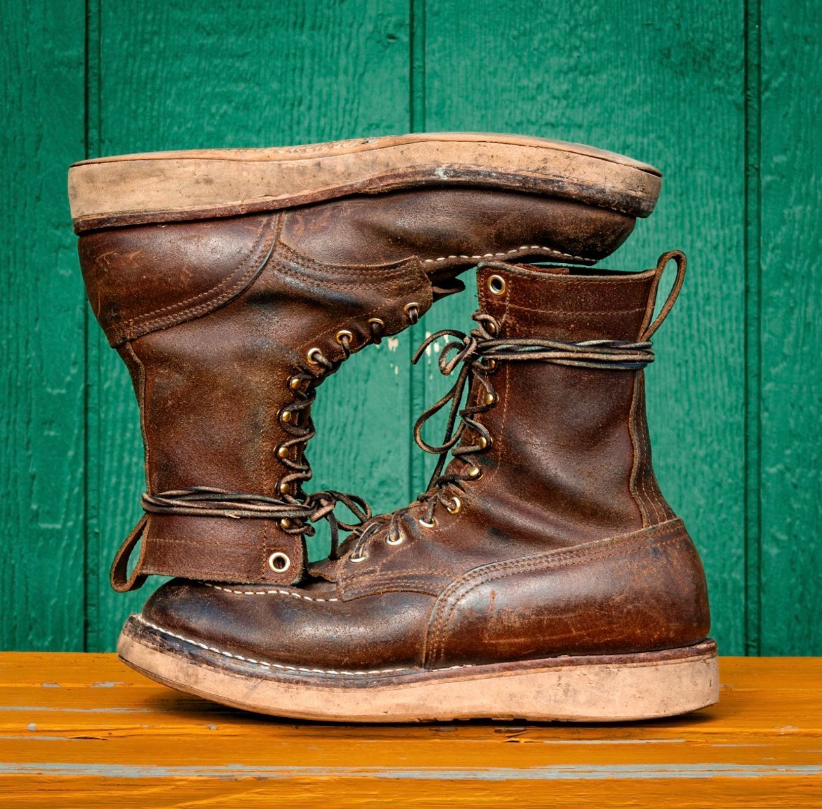 Photo by traceycortez on March 5, 2026 of the Nicks Moc Toe HD in Horween Ember Waxed flesh.