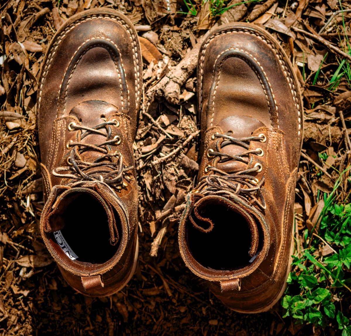 Photo by traceycortez on March 5, 2026 of the Nicks Moc Toe HD in Horween Ember Waxed flesh.