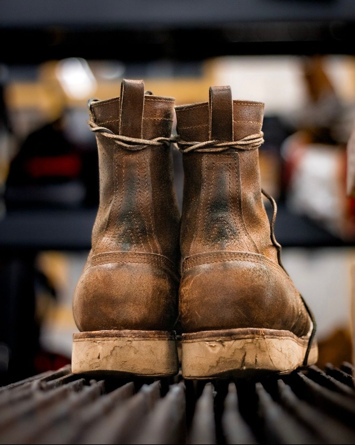 Photo by traceycortez on April 3, 2026 of the Nicks Moc Toe HD in Horween Ember Waxed flesh.