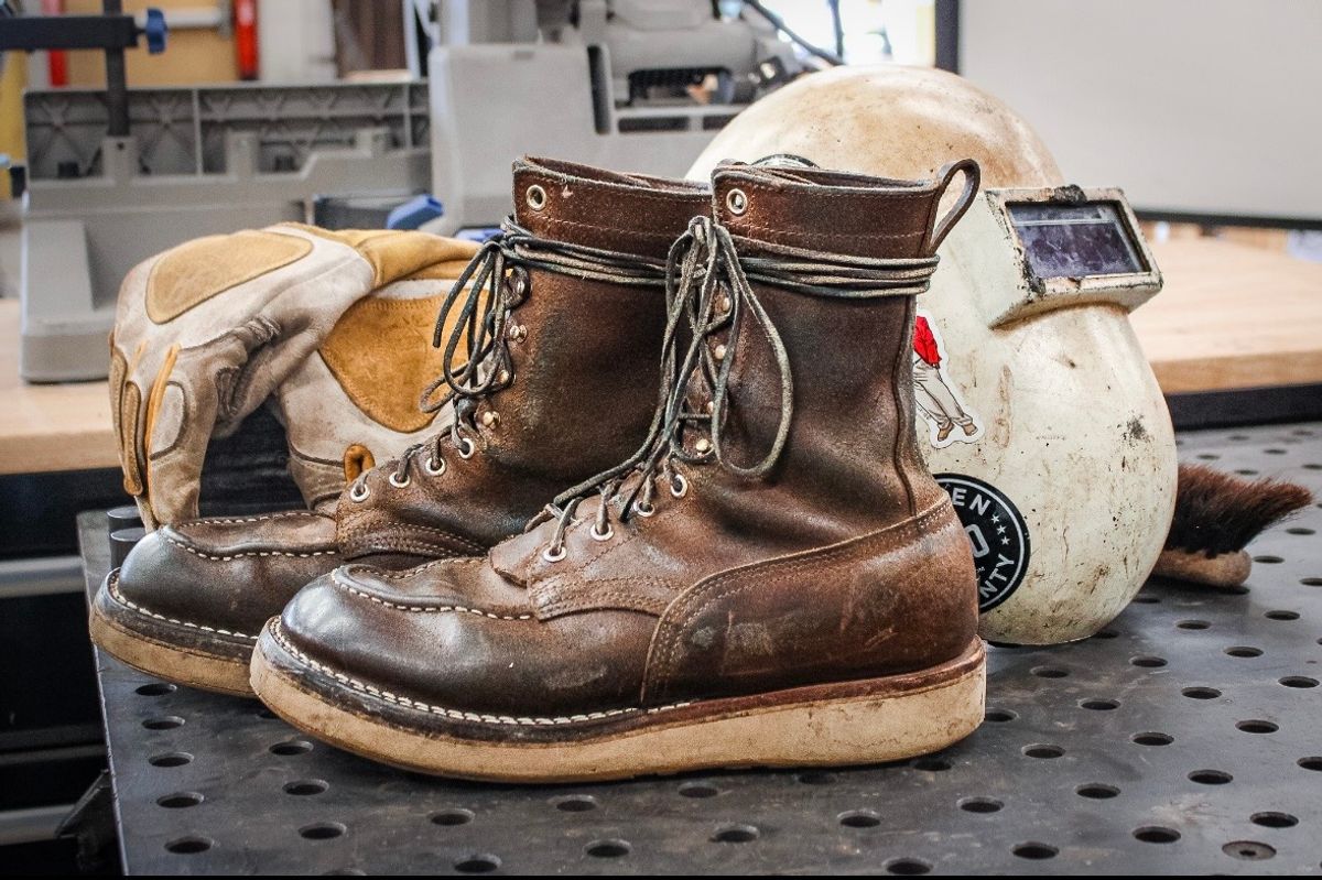 Photo by traceycortez on April 3, 2026 of the Nicks Moc Toe HD in Horween Ember Waxed flesh.