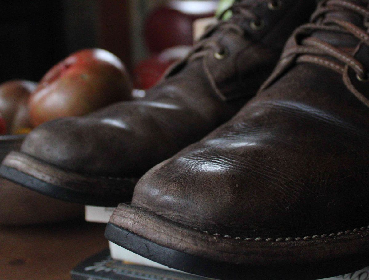 Photo by speedlacer on October 14, 2024 of the Jakkrabbits Field Boots in Indonesian Natural Veg Tan.