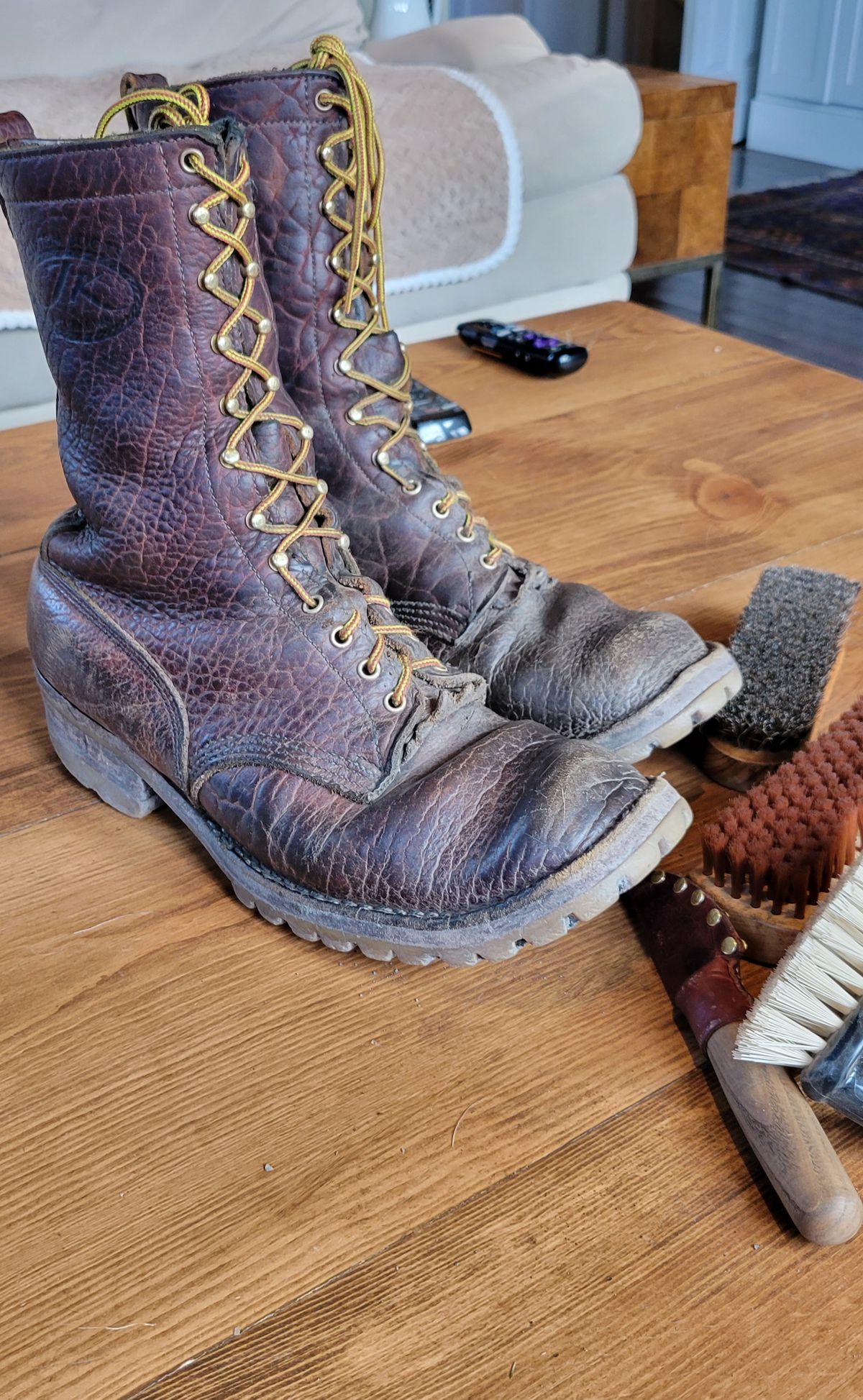 Photo by speedlacer on November 4, 2023 of the JK Boots Superduty in Unknown Material.