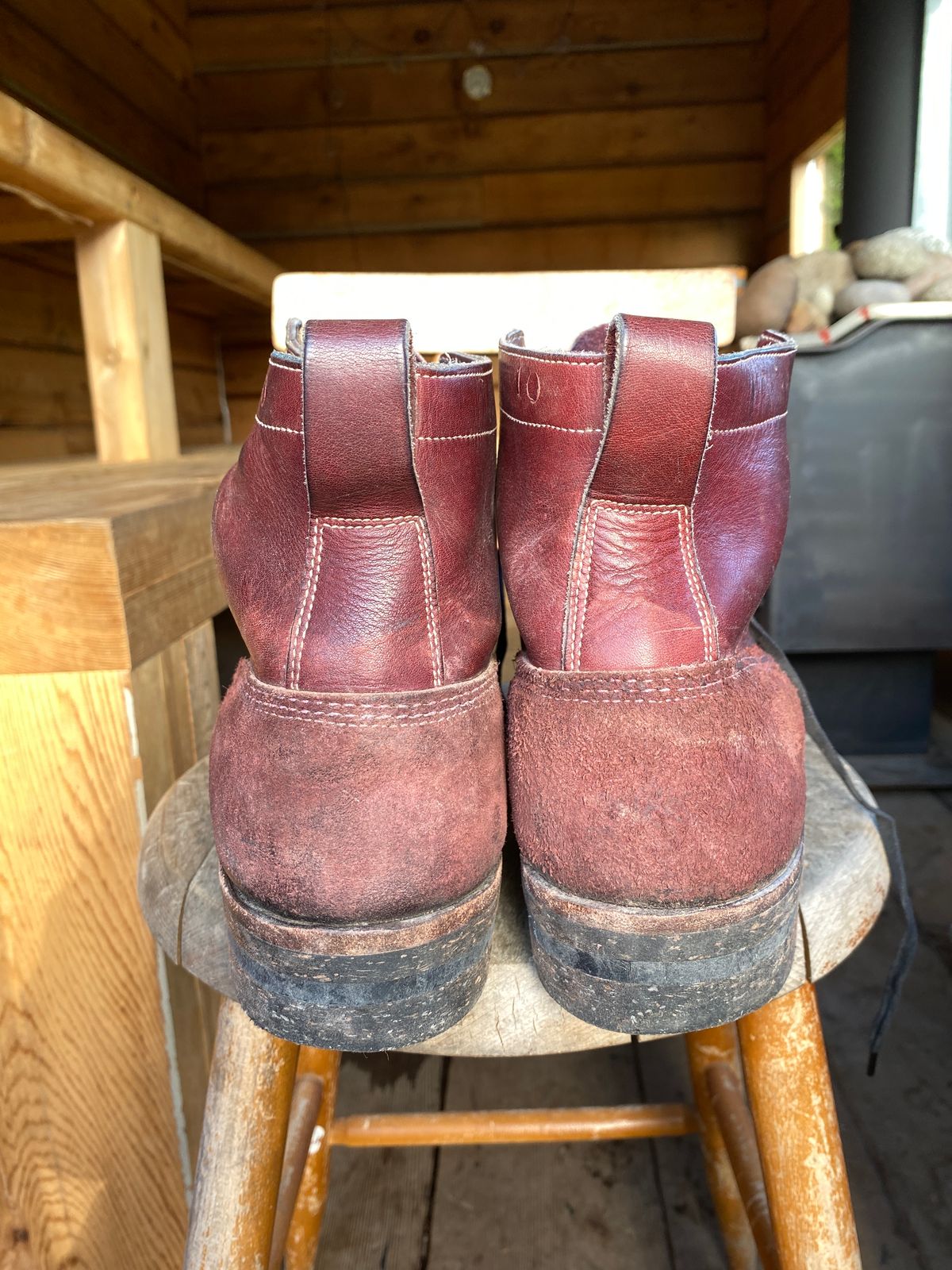 Photo by Benito on January 2, 2023 of the Dayton Boots 9496 Steel Toe in Unknown Leather.