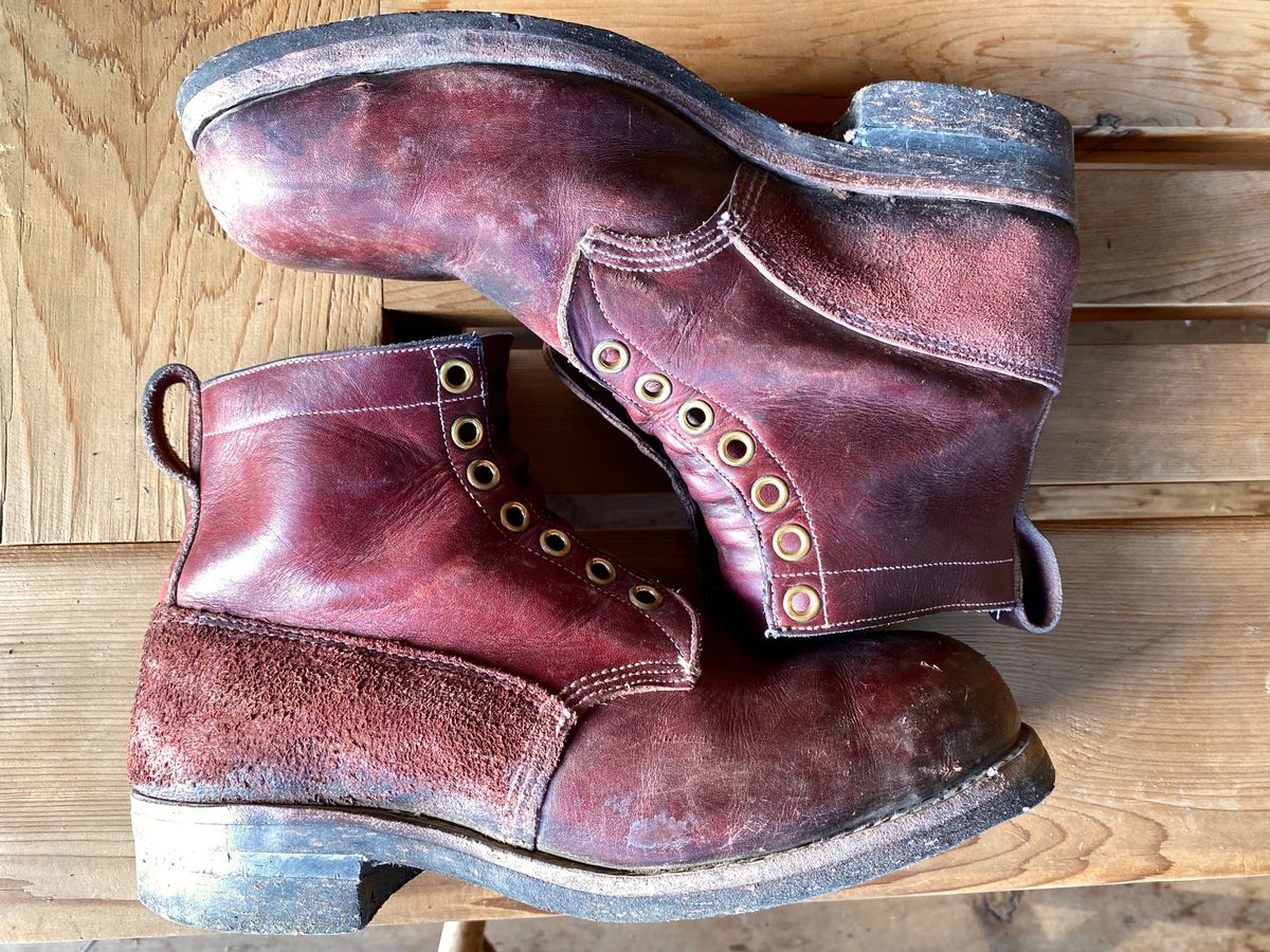 Photo by Benito on January 2, 2023 of the Dayton Boots 9496 Steel Toe in Unknown Leather.