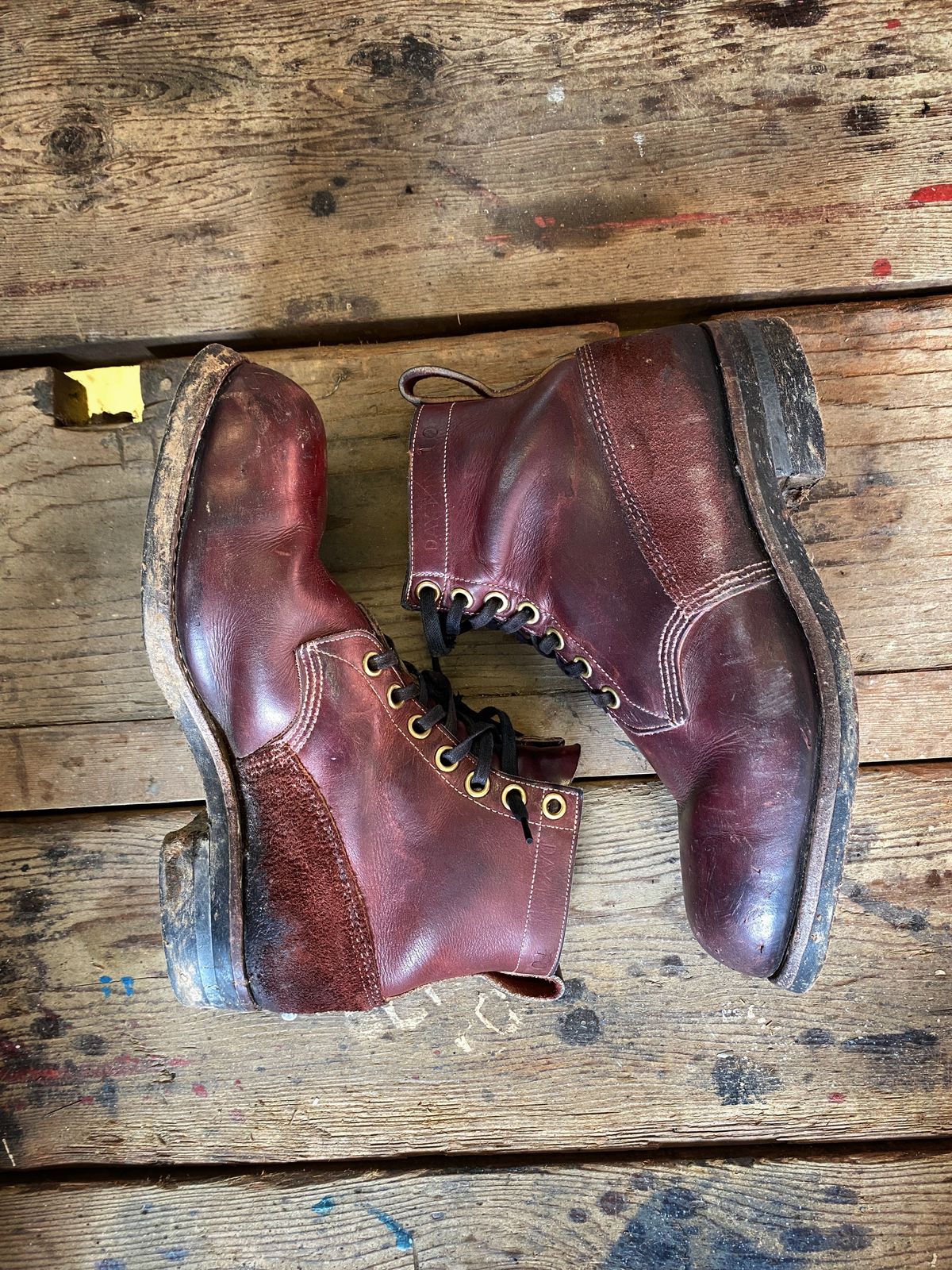 Photo by Benito on February 3, 2023 of the Dayton Boots 9496 Steel Toe in Unknown Leather.