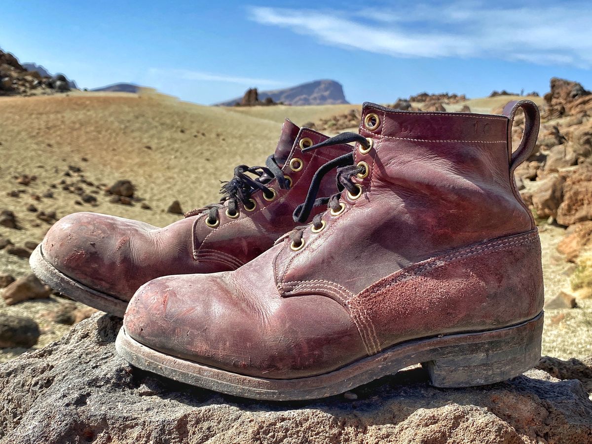 Photo by Benito on April 3, 2023 of the Dayton Boots 9496 Steel Toe in Unknown Leather.