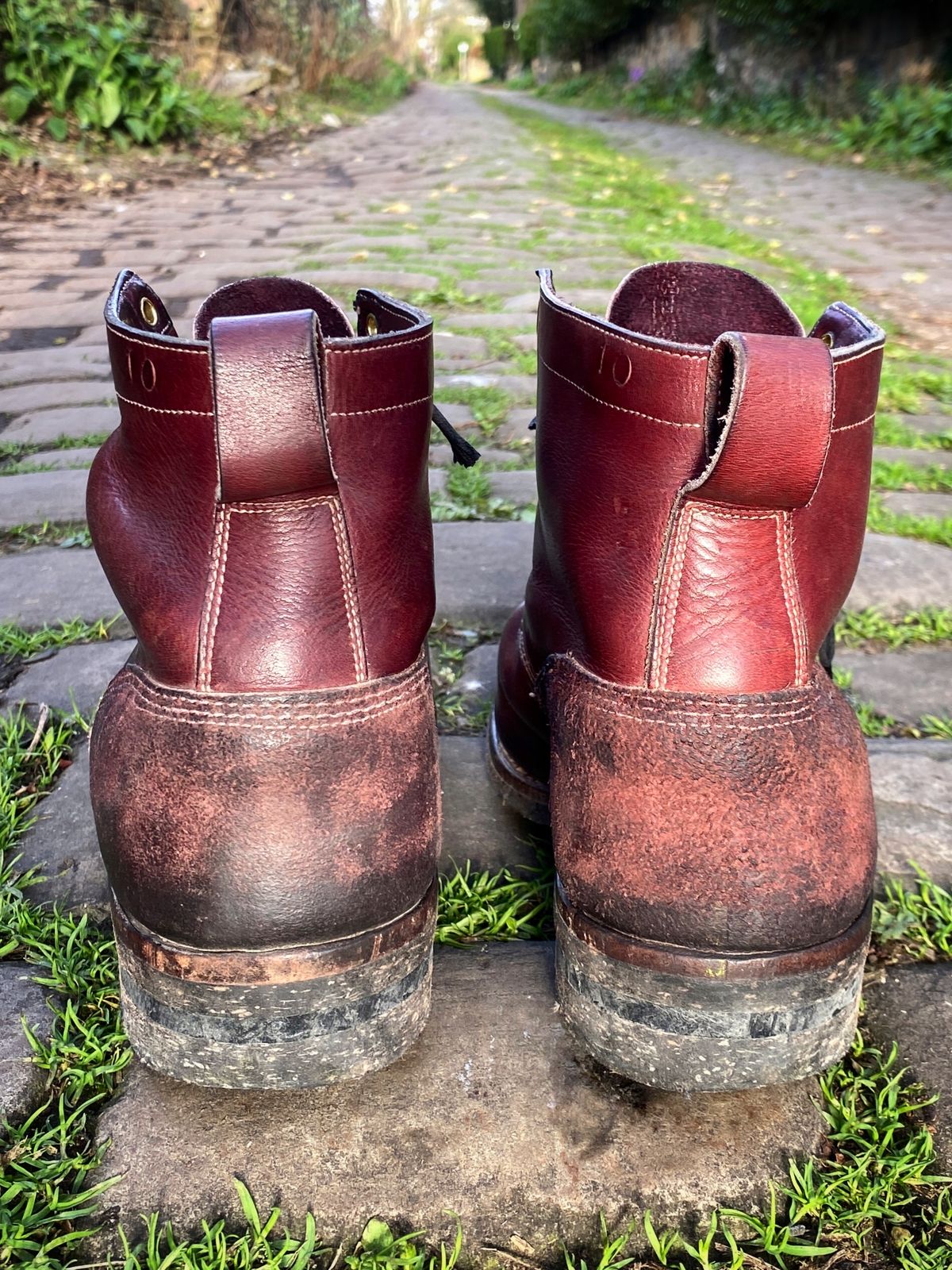 Photo by Benito on April 3, 2023 of the Dayton Boots 9496 Steel Toe in Unknown Leather.