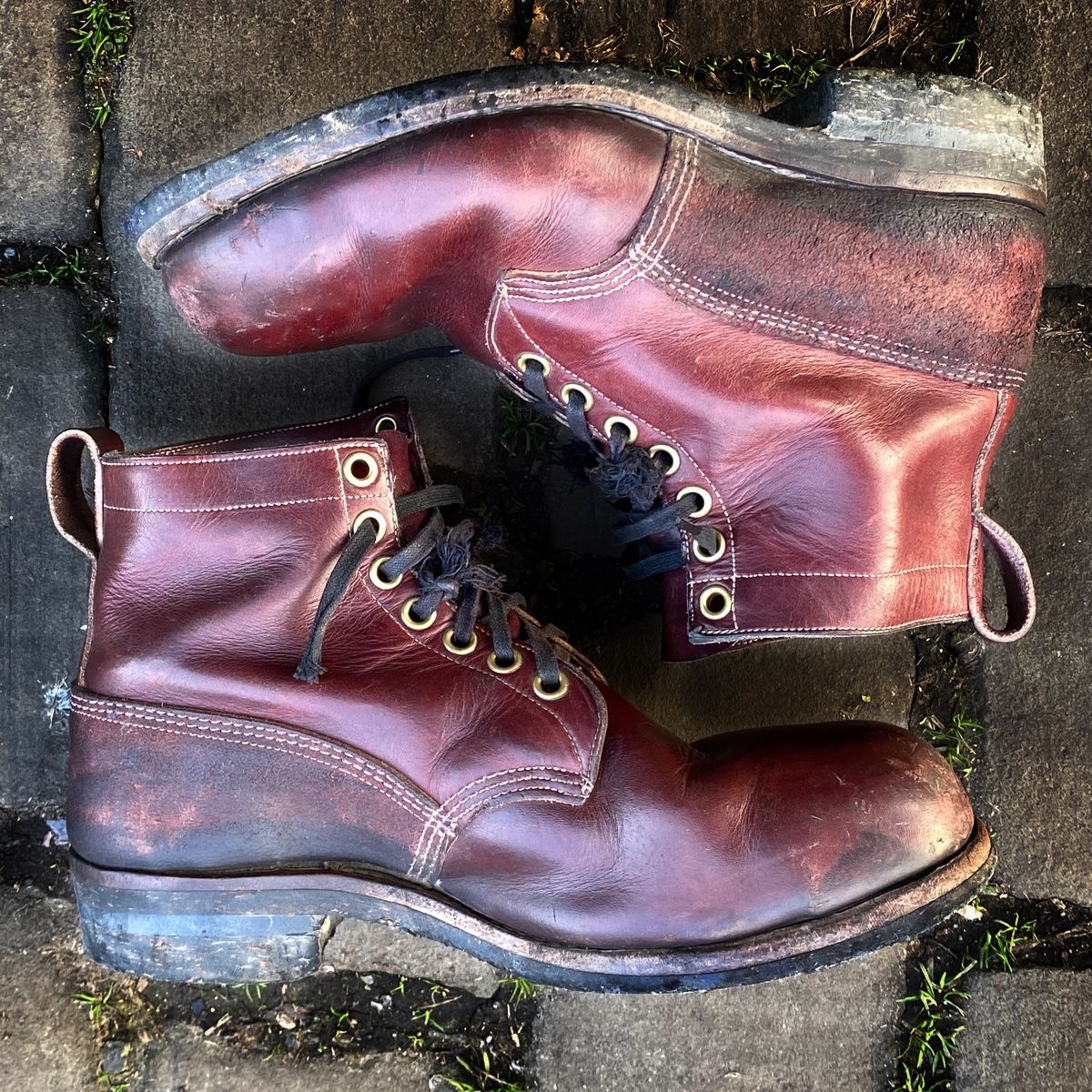 Photo by Benito on April 6, 2023 of the Dayton Boots 9496 Steel Toe in Unknown Leather.