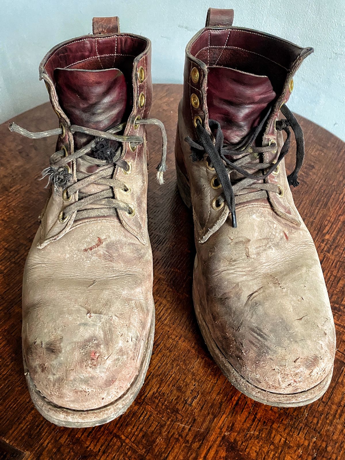 Photo by Benito on June 1, 2023 of the Dayton Boots 9496 Steel Toe in Unknown Leather.