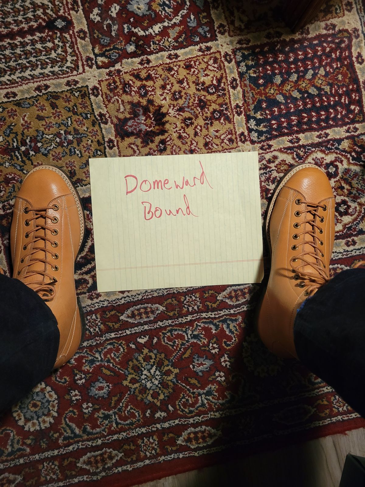 Photo by sacerdos9287 on October 10, 2023 of the Onderhoud LCV02 Monkey Boot in Horween Natural Pioneer Reindeer.