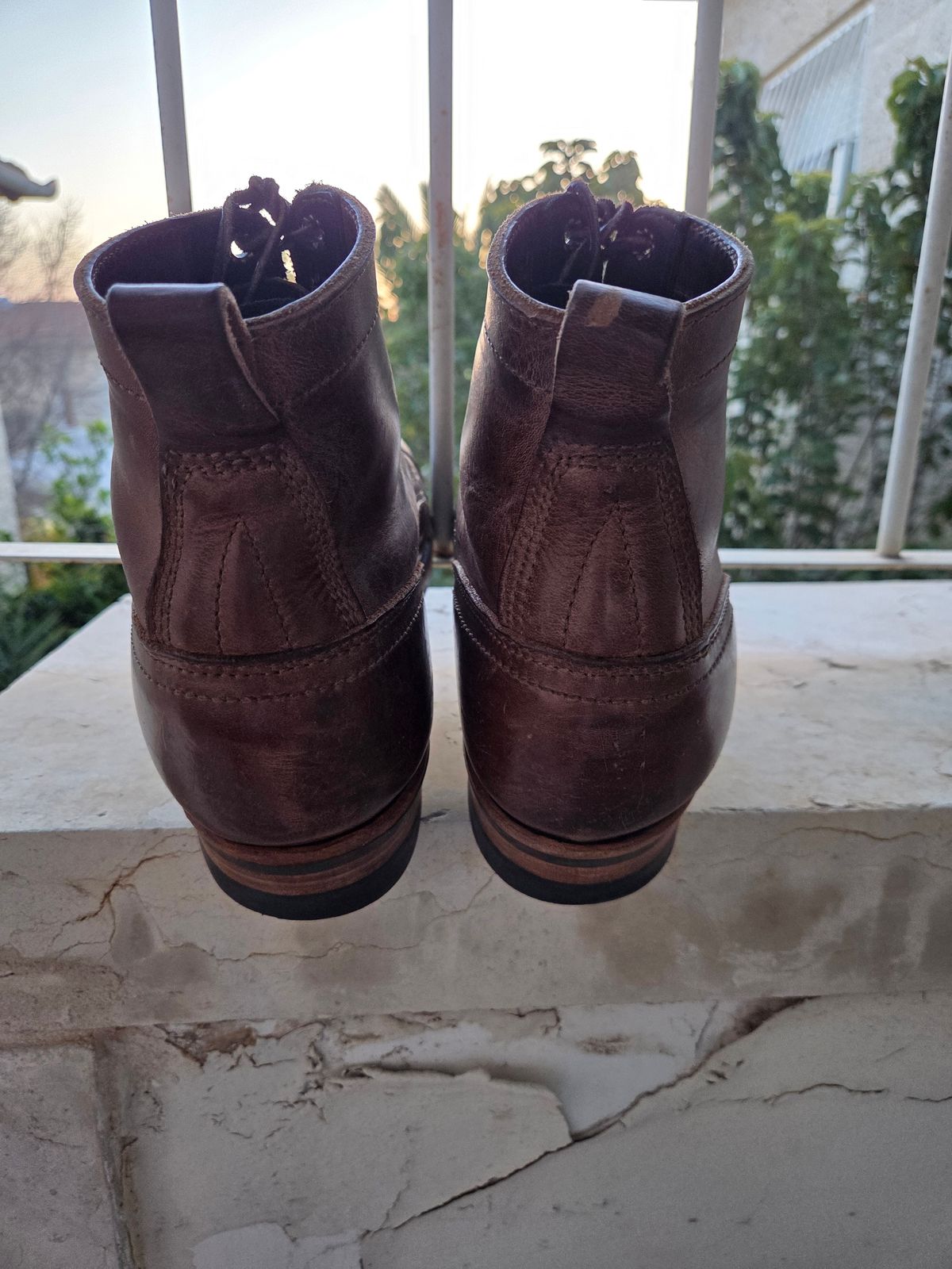 Photo by cherninhvac7997 on March 5, 2026 of the Drew's Boots 6-Inch Contractor in Rowdy Smooth.