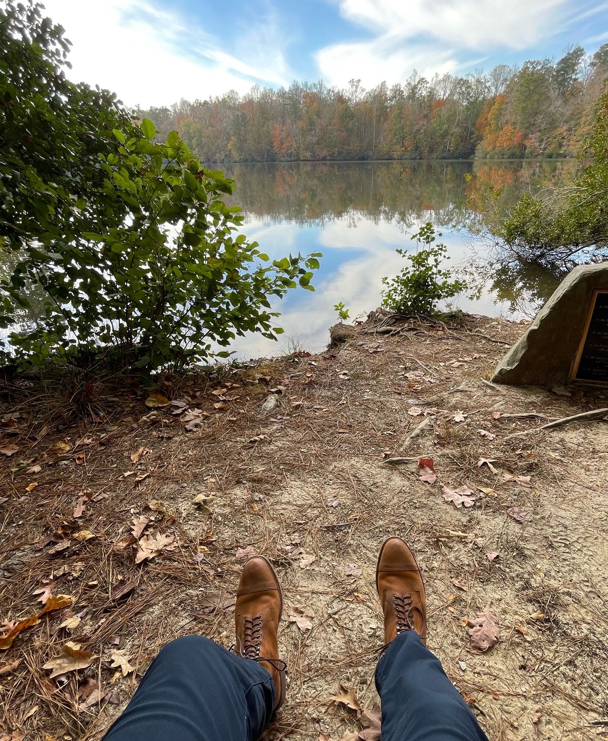 Photo by WalkingToMyWedding on November 5, 2023 of the Meermin Jumper Boot in Tobacco Waxy Shell Cordovan.