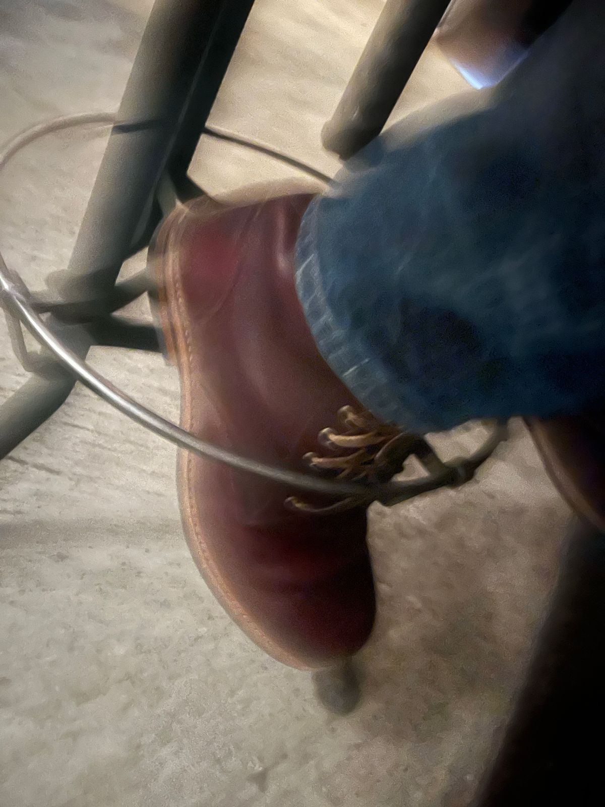 Photo by BigDogSaysBark on November 5, 2022 of the Oak Street Bootmakers Trench Boot in Horween Color 8 Chromexcel.