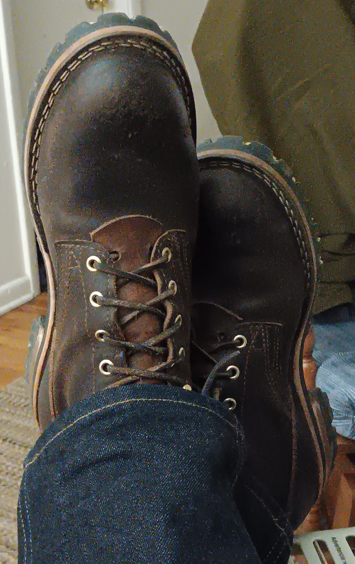 Photo by BobberD on November 25, 2023 of the Nicks Overlander in Horween Brown Waxed Flesh.