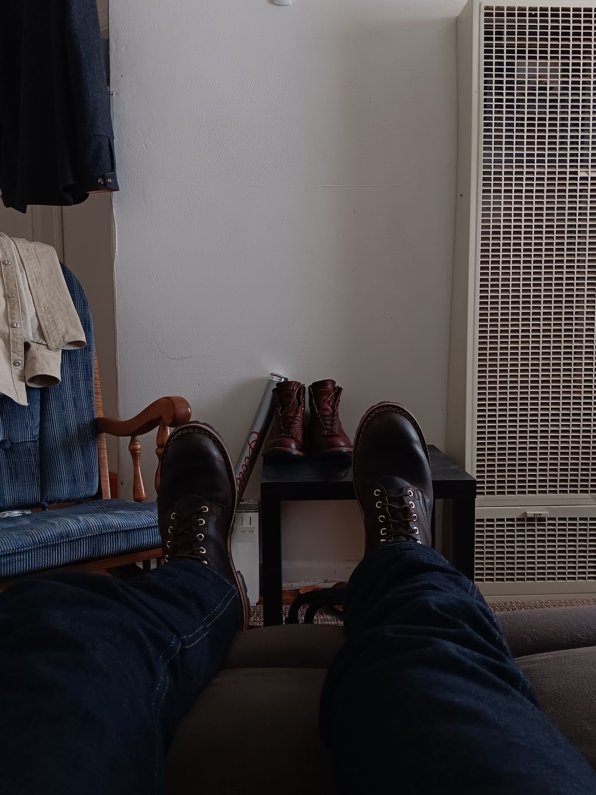 Photo by BobberD on December 14, 2023 of the Nicks Overlander in Horween Brown Waxed Flesh.