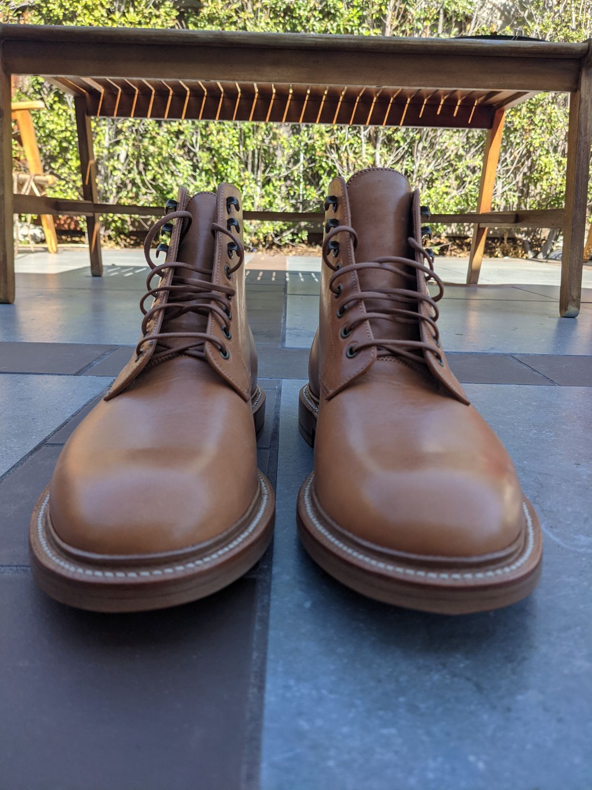 Photo by hung on October 3, 2022 of the Grant Stone Edward Boot in Badalassi Carlo Natural Minerva.