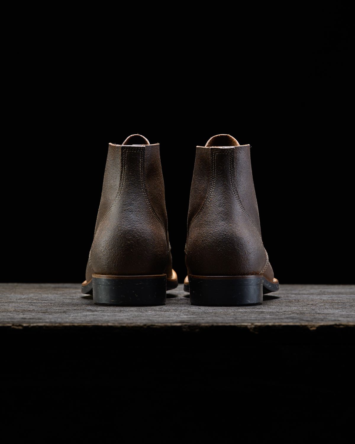 Photo by ahuebner on September 30, 2025 of the Iron Boots Boondockers in Seidel Crust Double Shot Reverse.