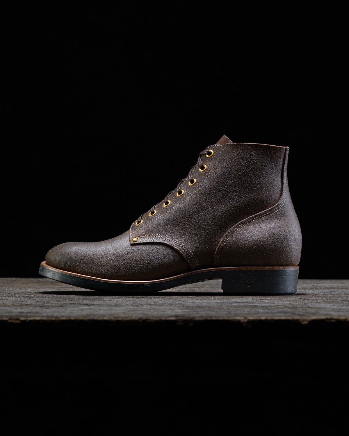 Photo by ahuebner on September 30, 2025 of the Iron Boots Boondockers in Seidel Crust Double Shot Reverse.