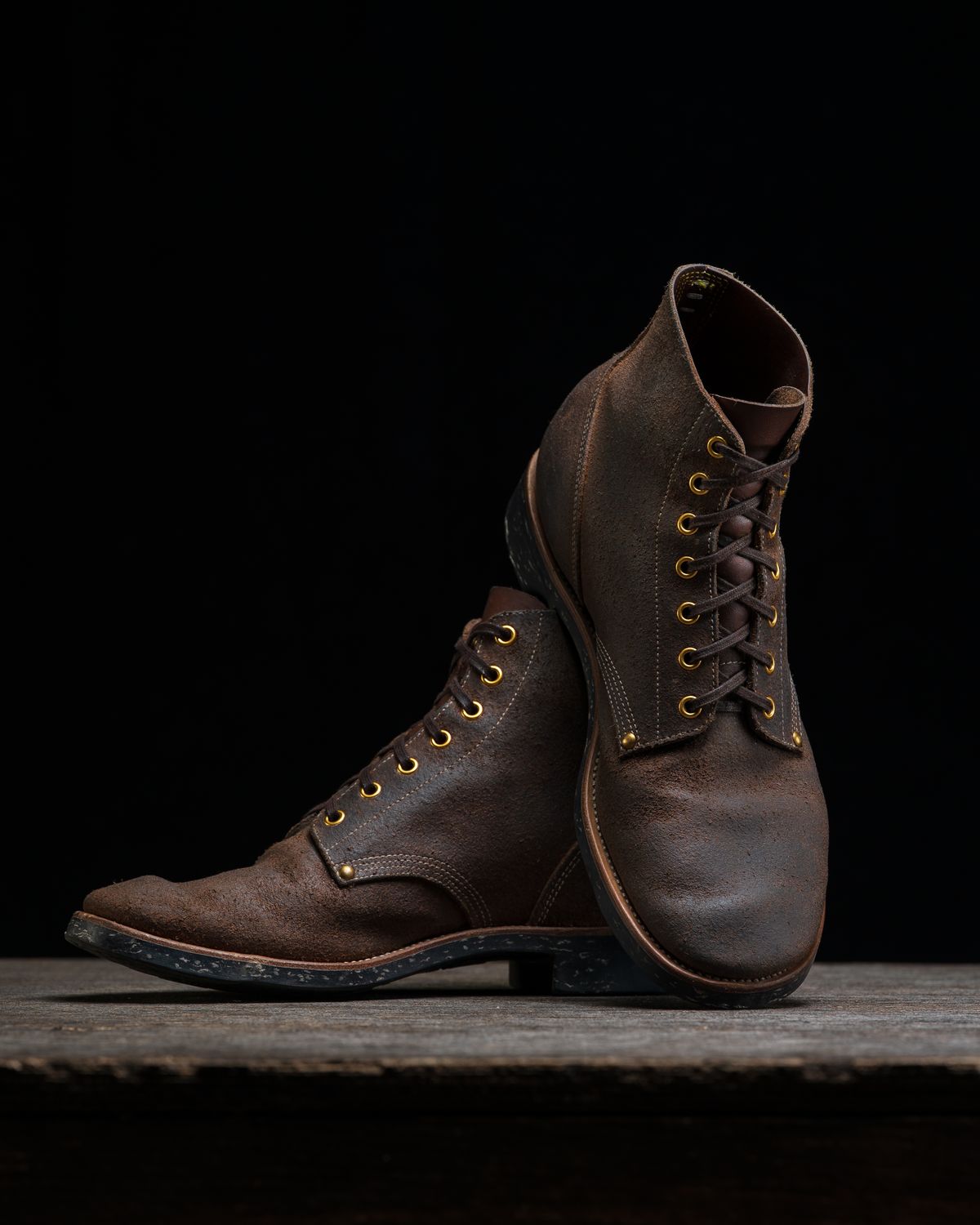 Photo by ahuebner on November 3, 2025 of the Iron Boots Boondockers in Seidel Crust Double Shot Reverse.