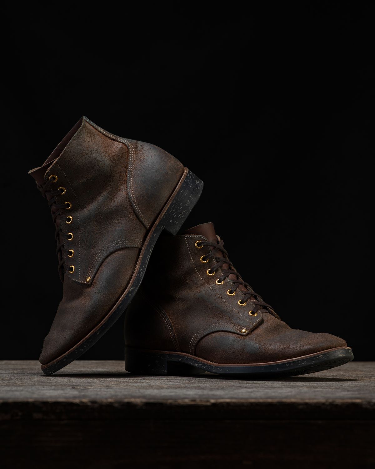 Photo by ahuebner on December 1, 2025 of the Iron Boots Boondockers in Seidel Crust Double Shot Reverse.