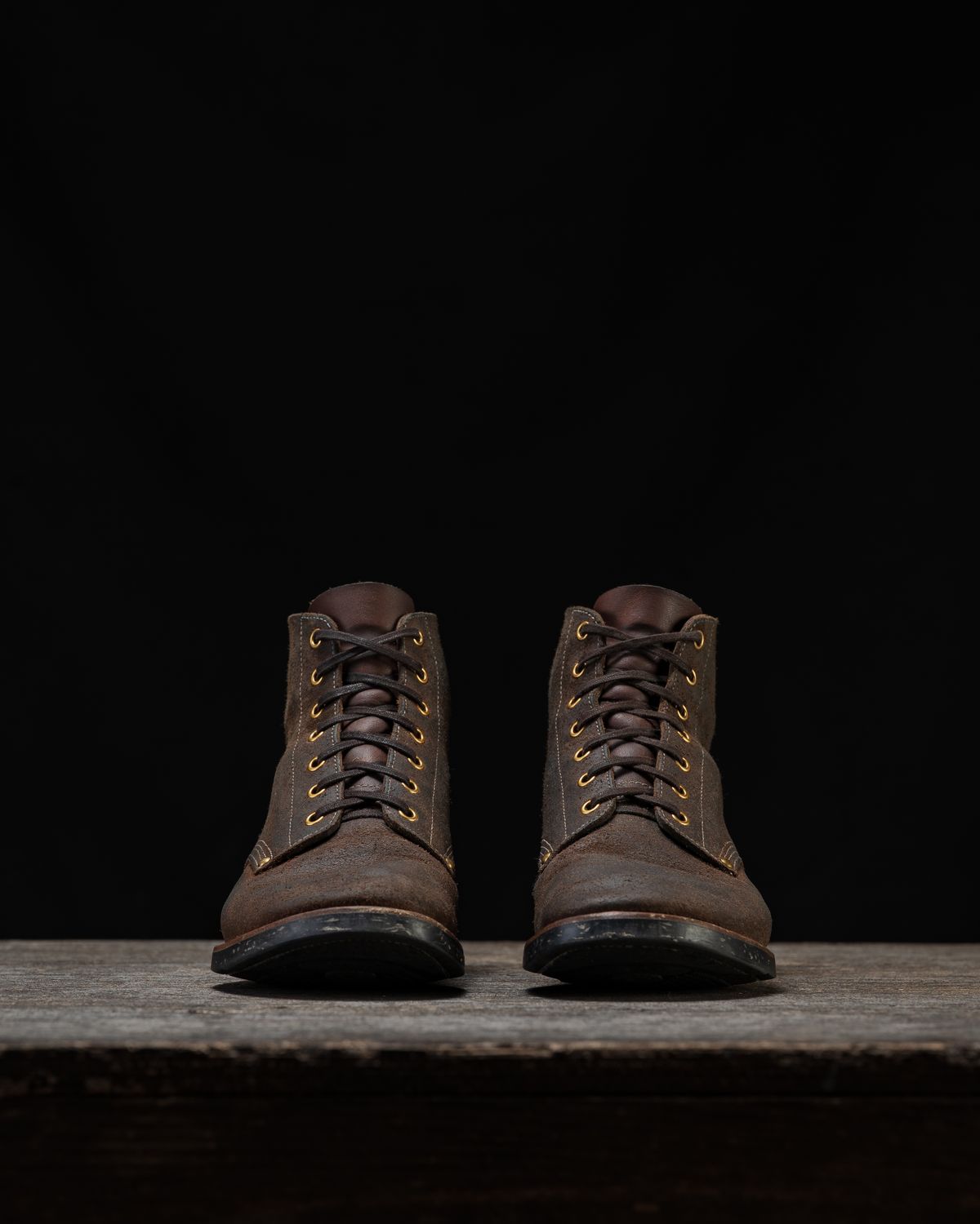 Photo by ahuebner on December 1, 2025 of the Iron Boots Boondockers in Seidel Crust Double Shot Reverse.