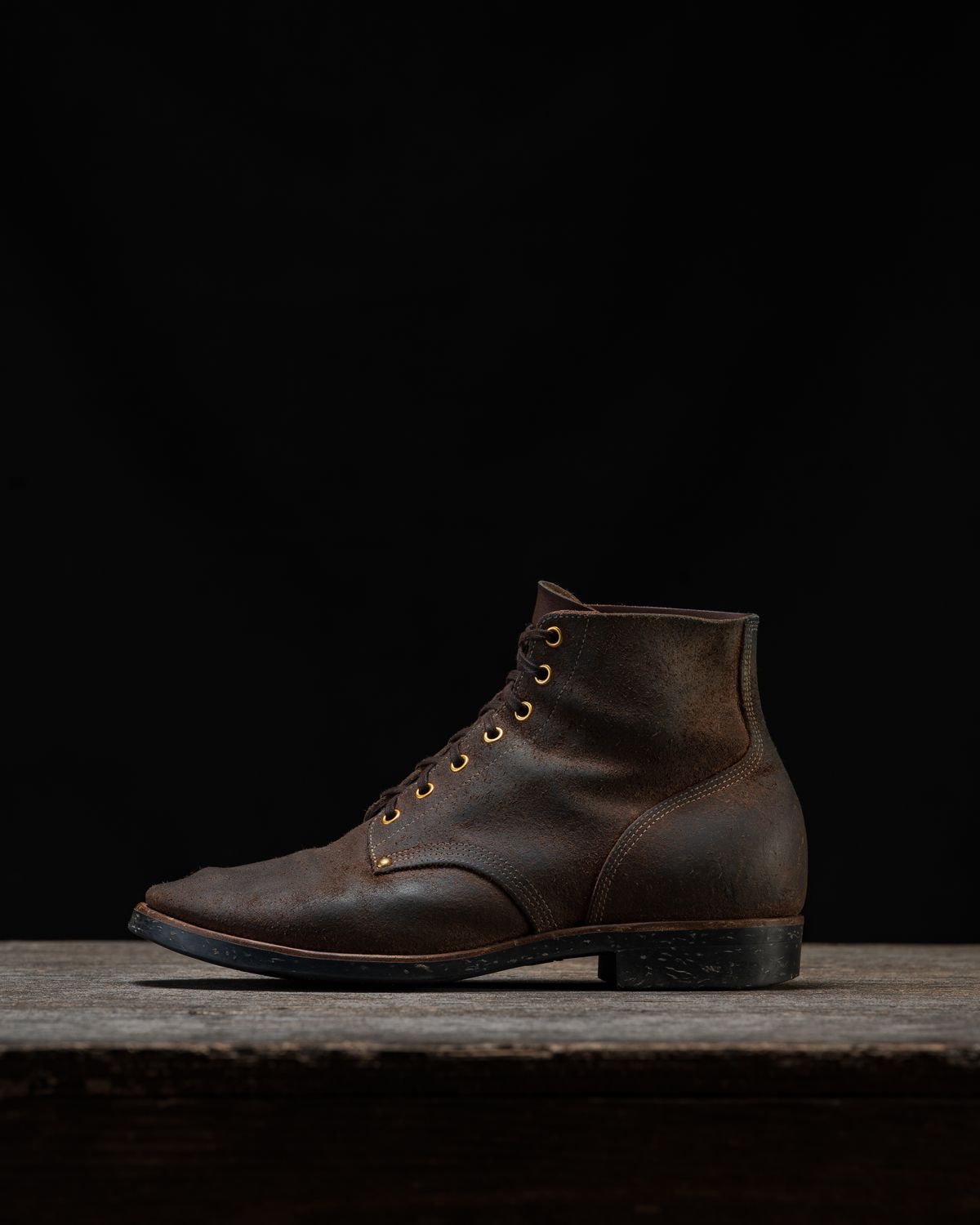 Photo by ahuebner on December 1, 2025 of the Iron Boots Boondockers in Seidel Crust Double Shot Reverse.