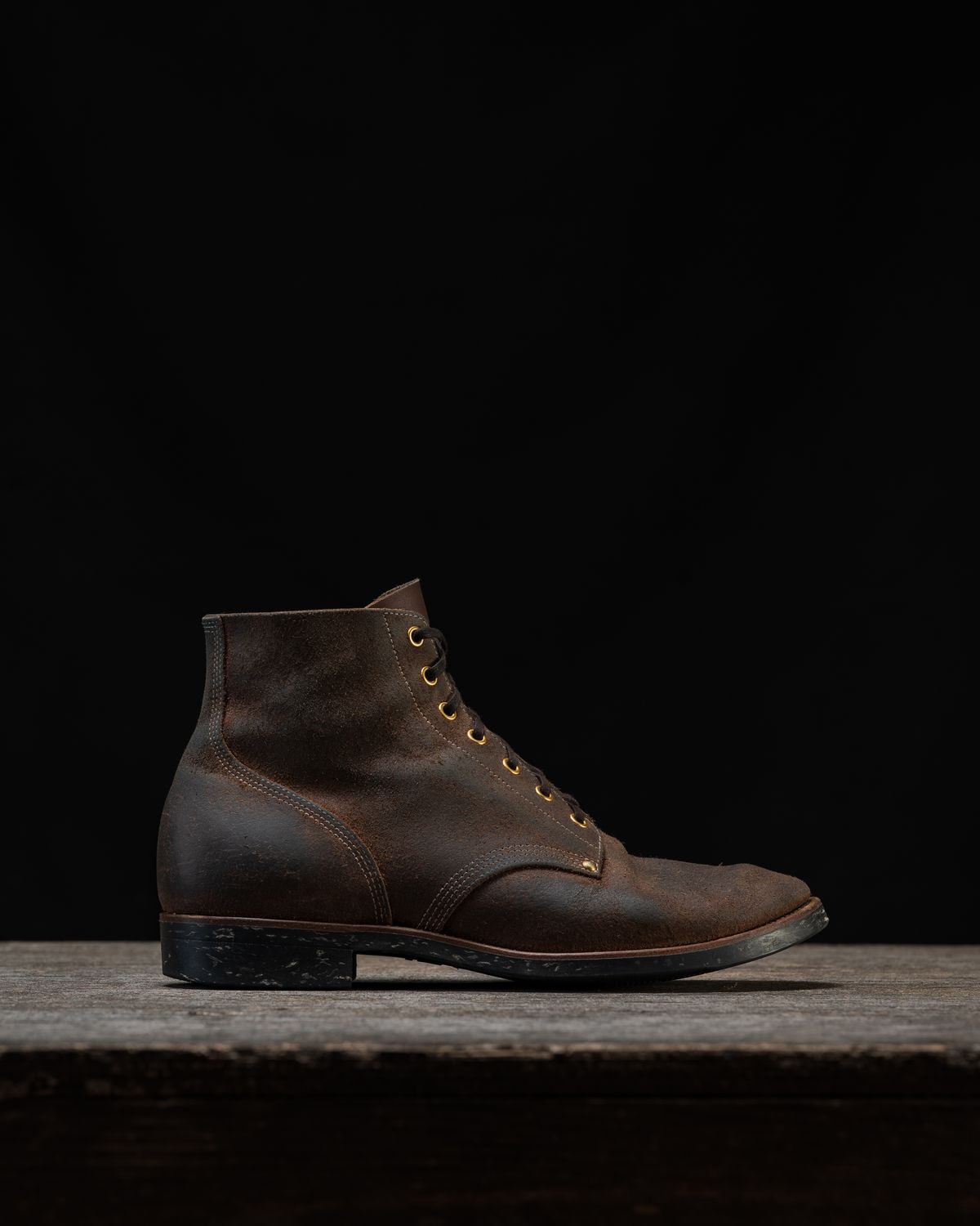 Photo by ahuebner on December 1, 2025 of the Iron Boots Boondockers in Seidel Crust Double Shot Reverse.