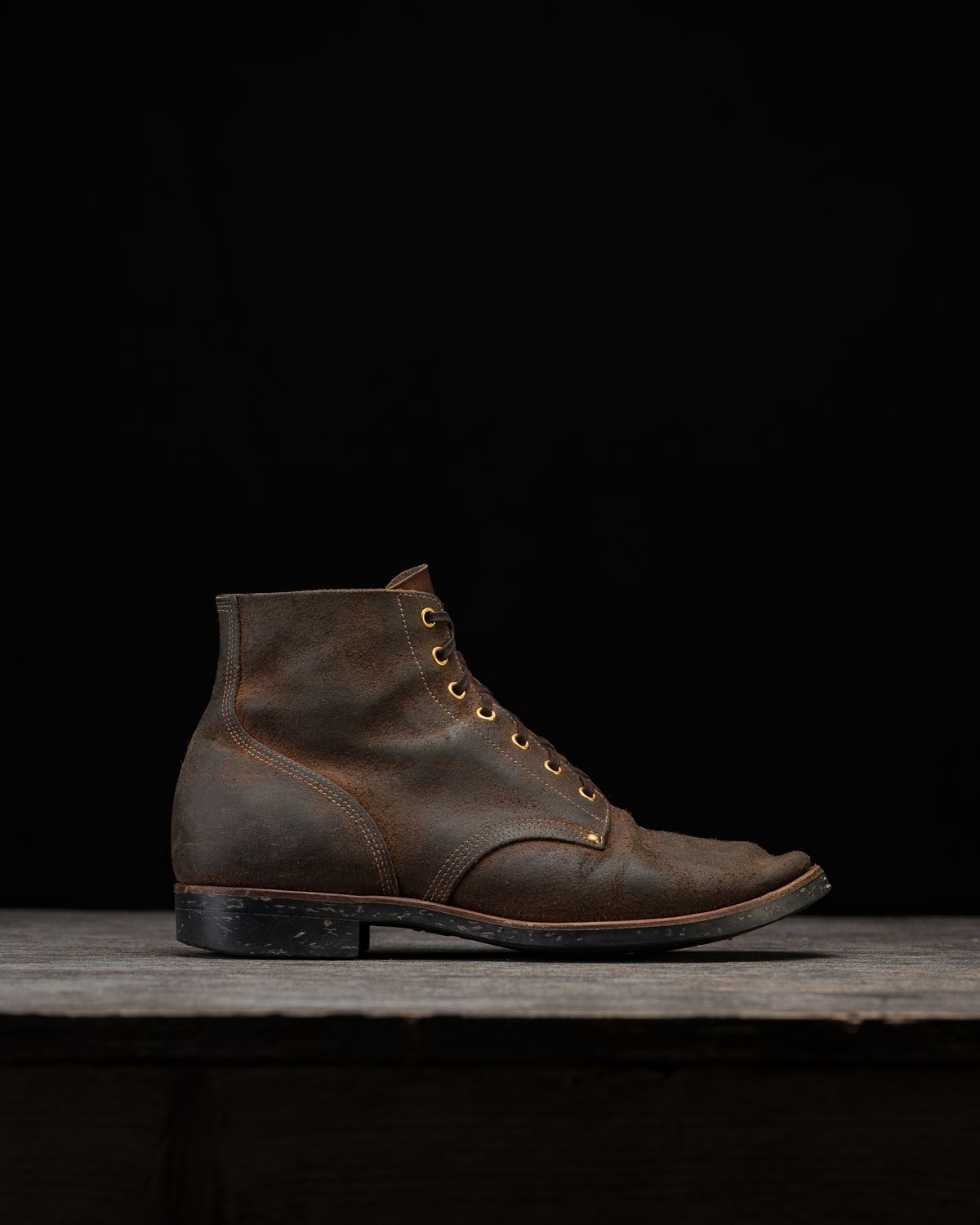 Photo by ahuebner on February 2, 2026 of the Iron Boots Boondockers in Seidel Crust Double Shot Reverse.