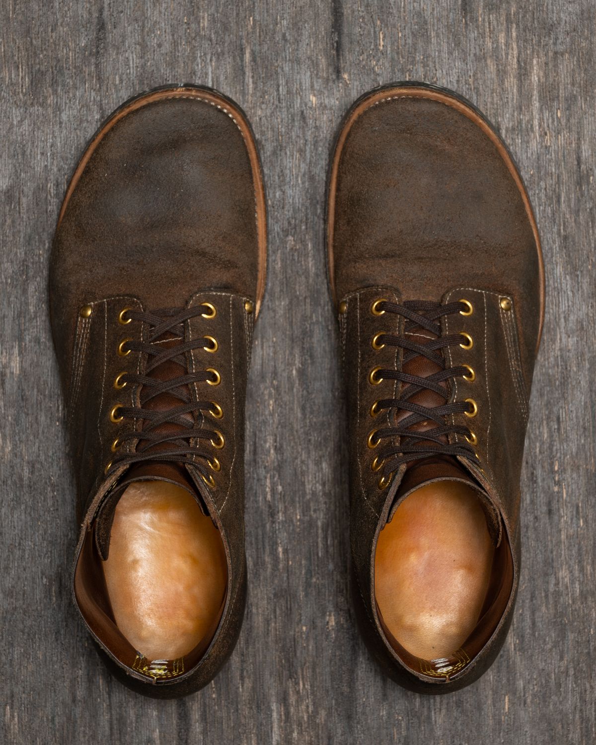 Photo by ahuebner on February 2, 2026 of the Iron Boots Boondockers in Seidel Crust Double Shot Reverse.