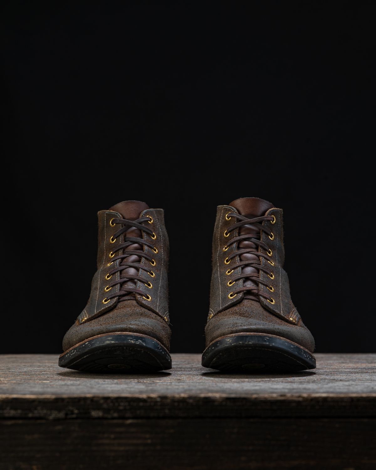 Photo by ahuebner on February 26, 2026 of the Iron Boots Boondockers in Seidel Crust Double Shot Reverse.