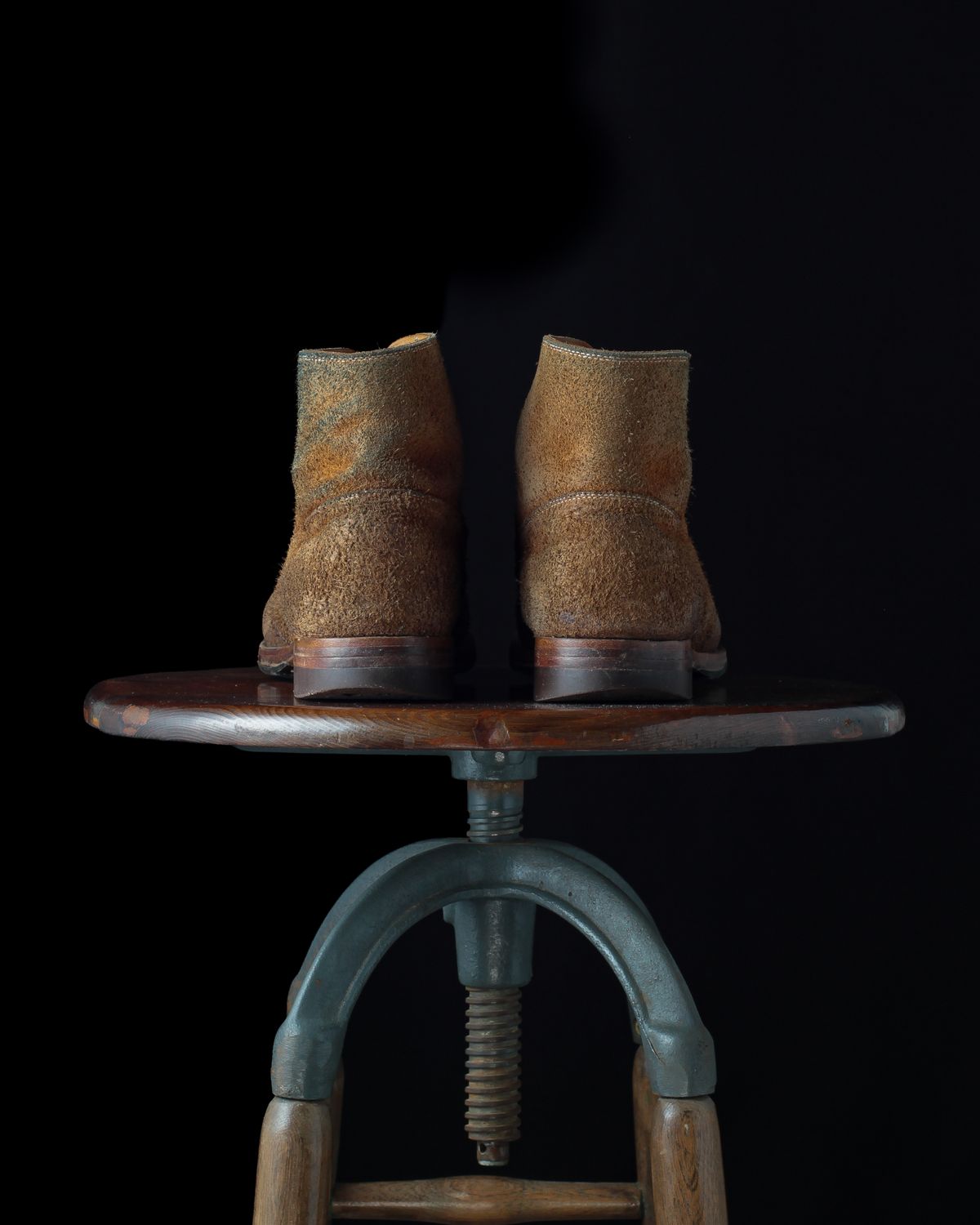 Photo by ahuebner on March 1, 2024 of the WM1978 French Army Boot in Tochigi Natural Roughout.