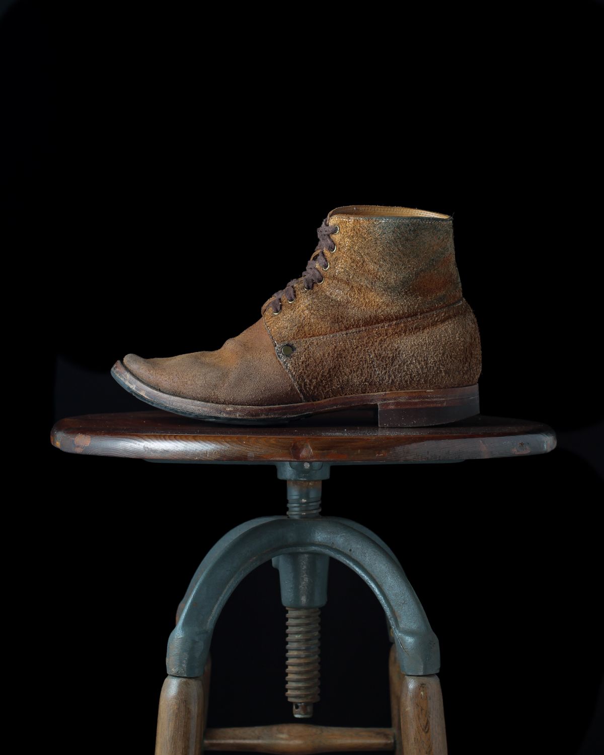 Photo by ahuebner on March 1, 2024 of the WM1978 French Army Boot in Tochigi Natural Roughout.