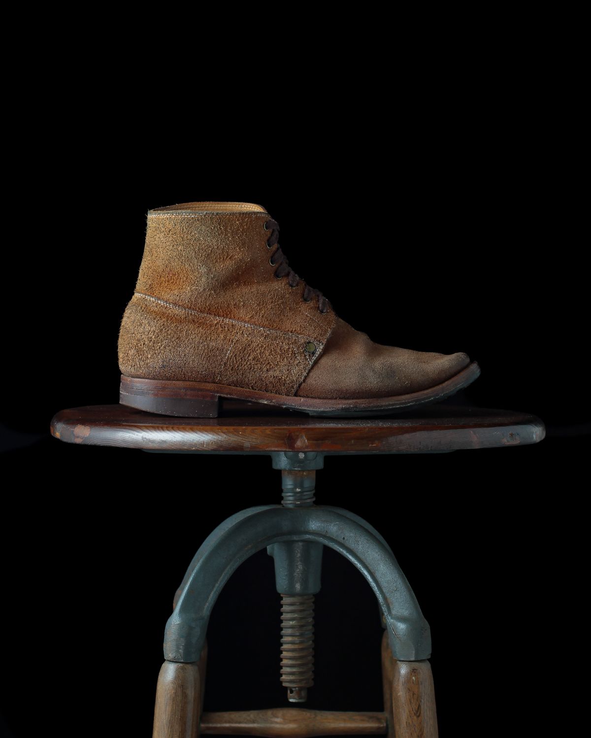 Photo by ahuebner on March 1, 2024 of the WM1978 French Army Boot in Tochigi Natural Roughout.